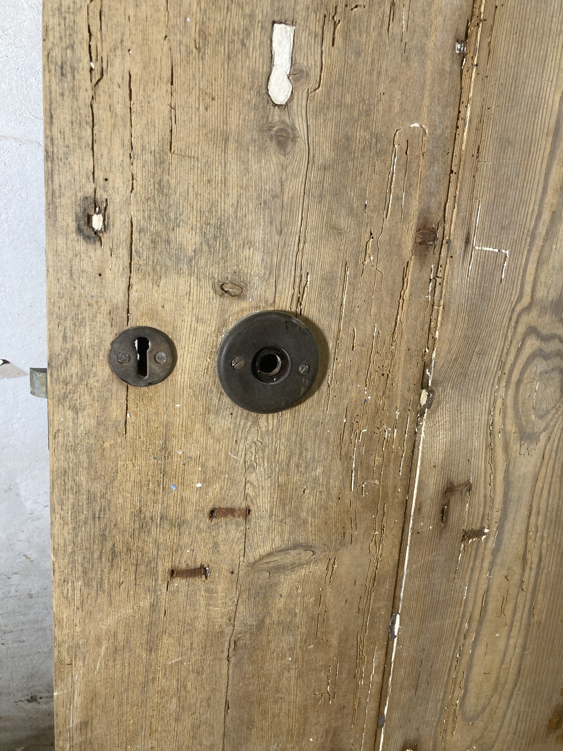 11th Pic Very Old Internal Stripped  Pine Reclaimed Door