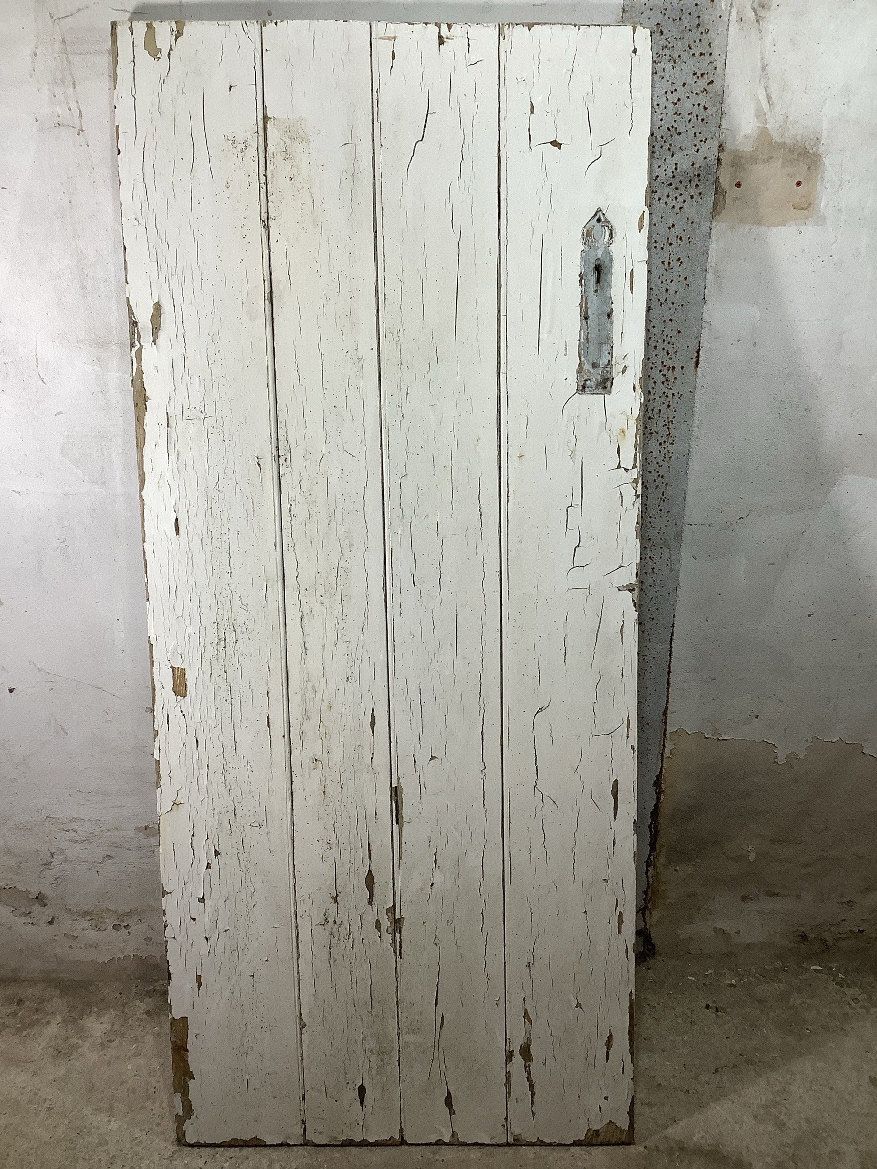 Main Picture Old Internal Painted  Pine Reclaimed Door