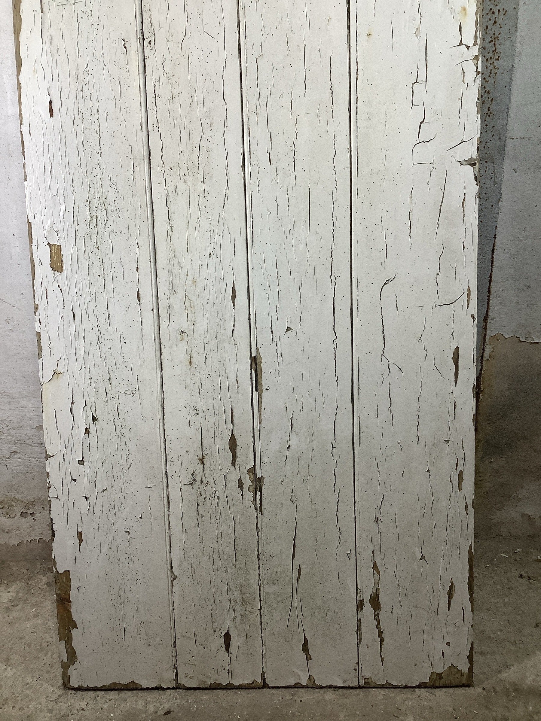 3rd Pic Old Internal Painted  Pine Reclaimed Door