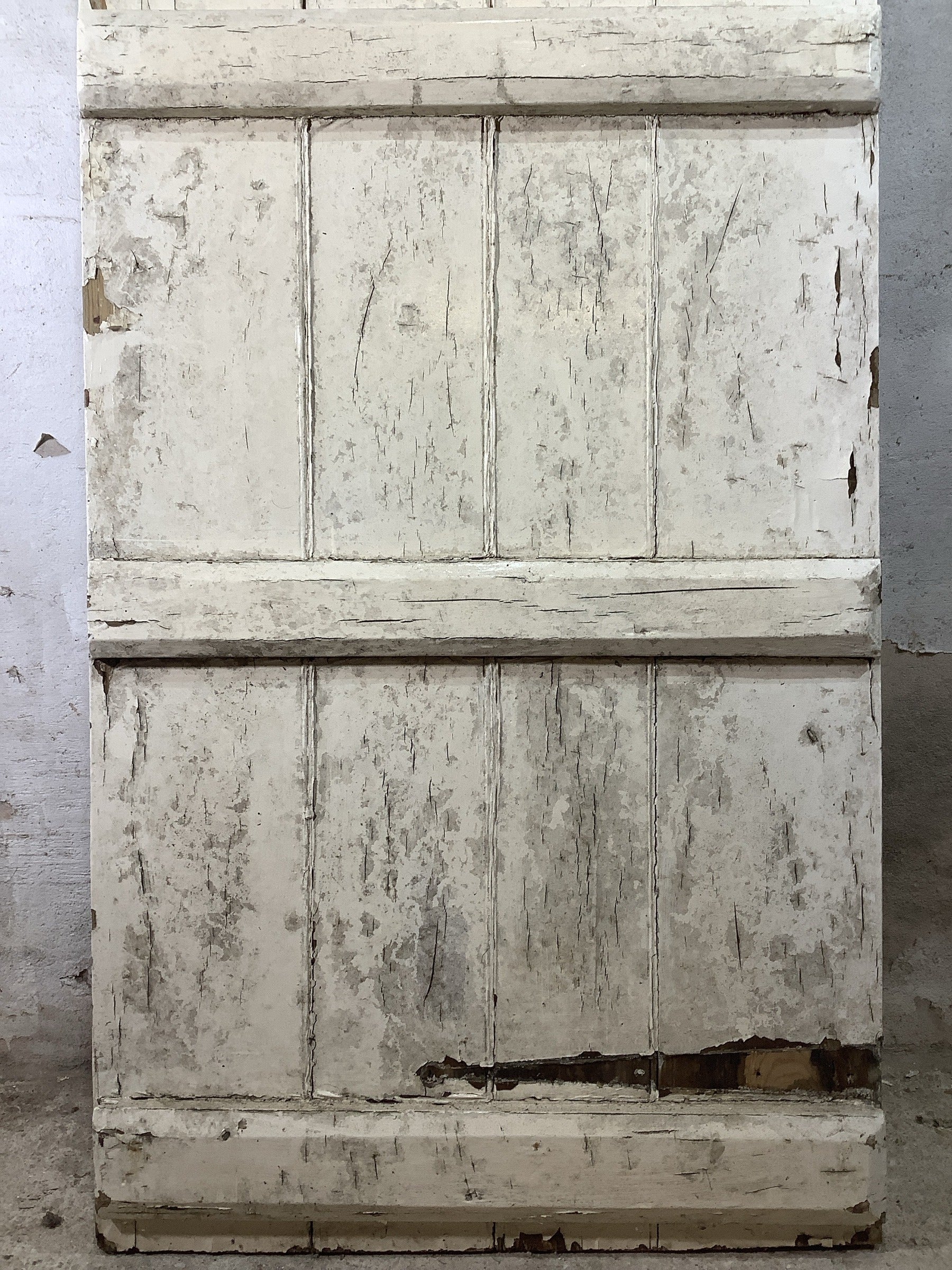 9th Pic Old Internal Painted  Pine Reclaimed Door