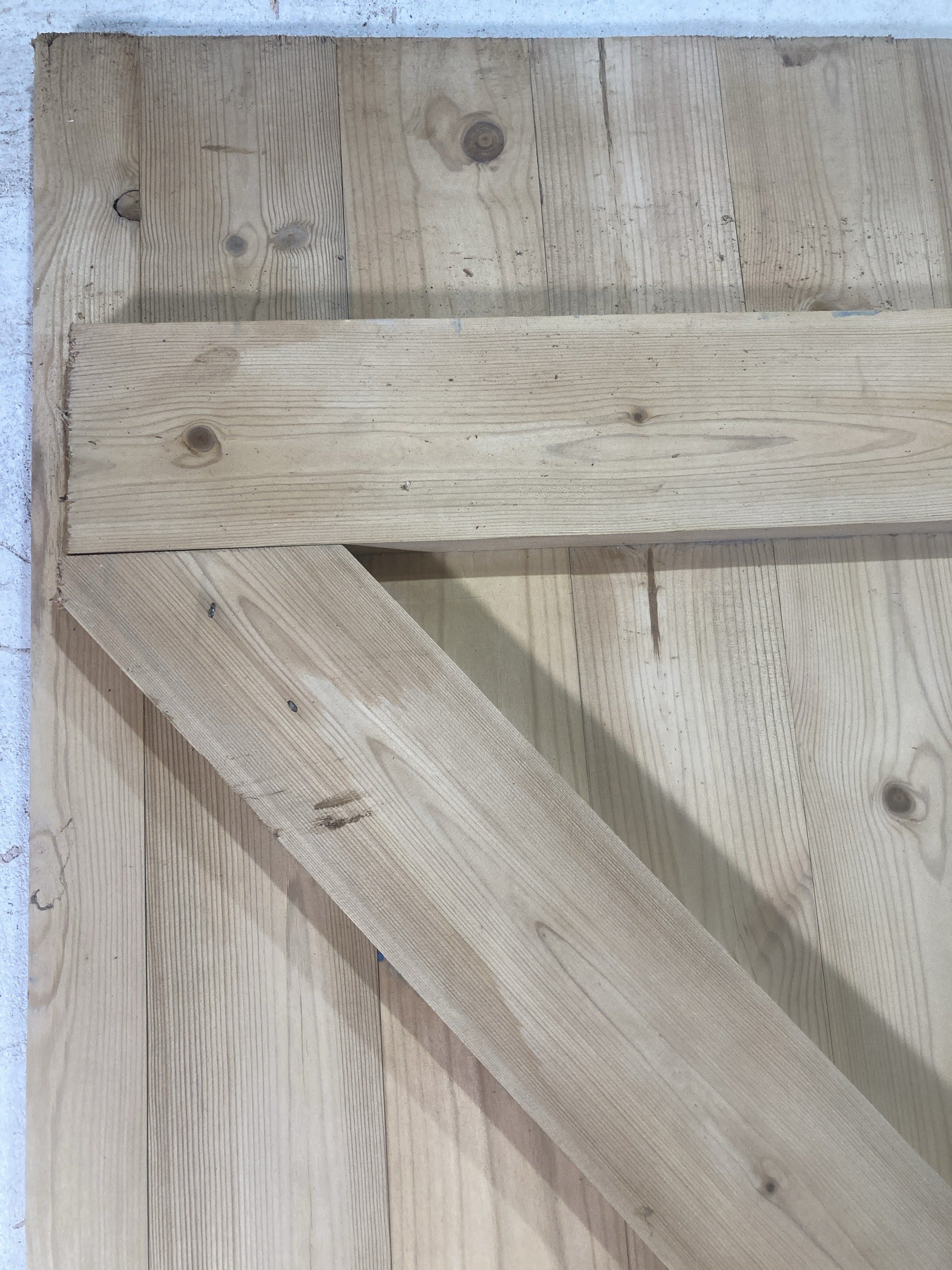 5th Pic Old Internal Stripped  Pine Reclaimed Door