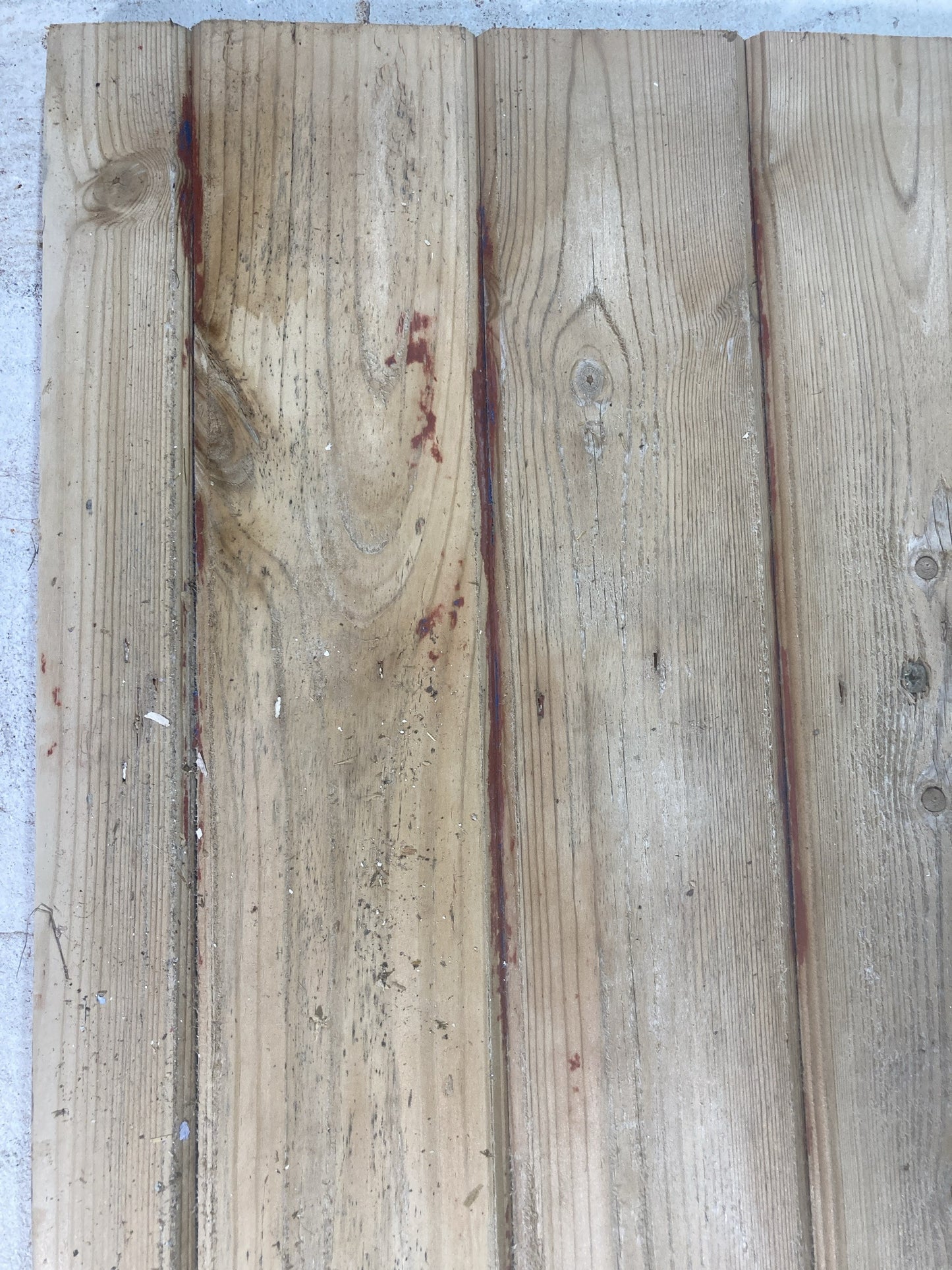 12th Pic Old Internal Stripped  Pine Reclaimed Door