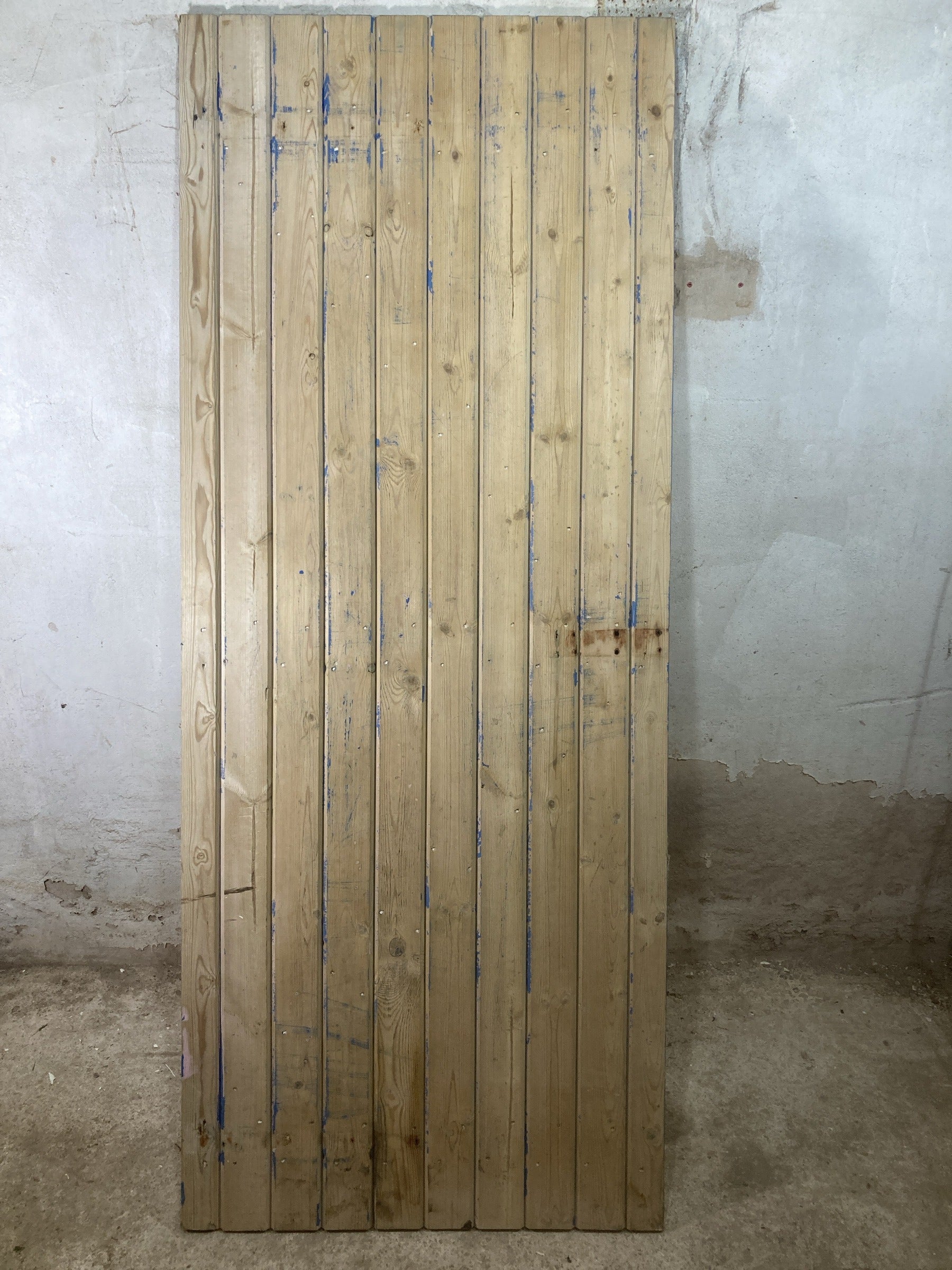 Main Picture Old Internal Stripped  Pine Reclaimed Door