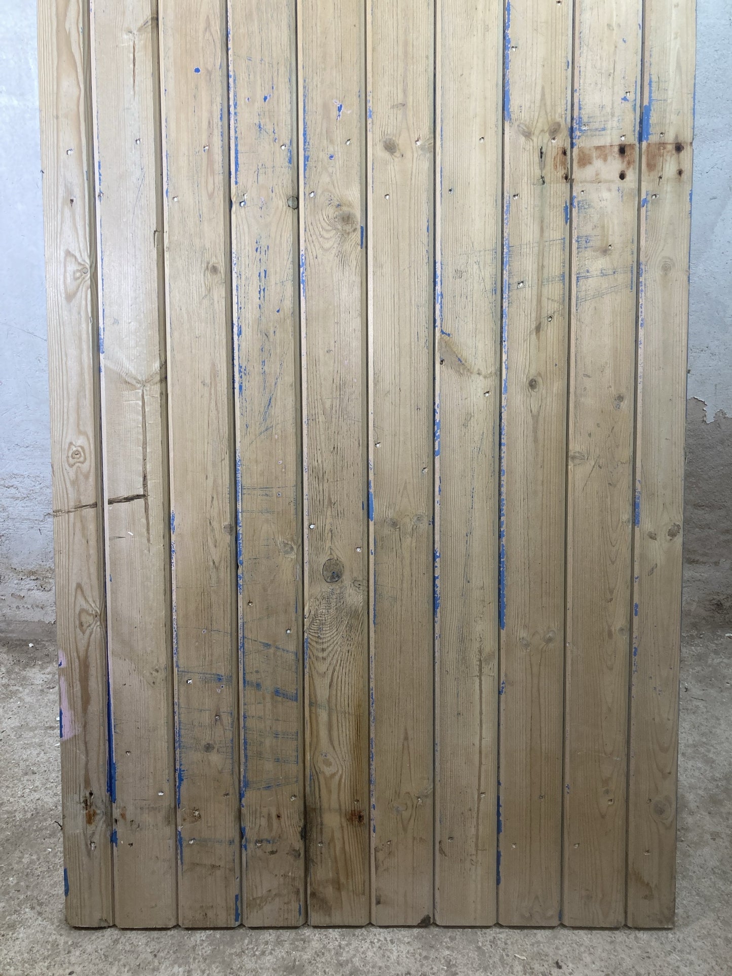 3rd Pic Old Internal Stripped  Pine Reclaimed Door