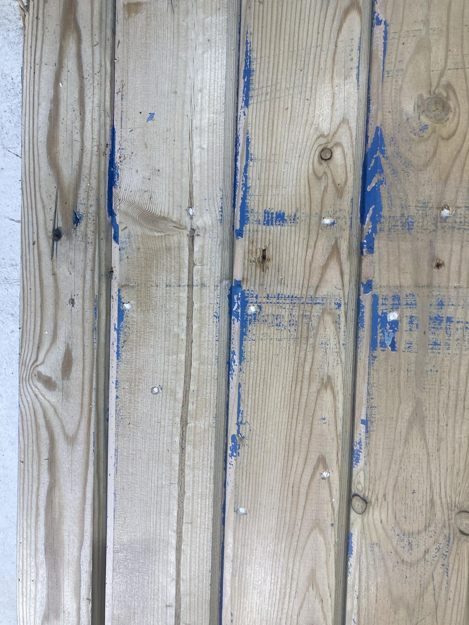 5th Pic Old Internal Stripped  Pine Reclaimed Door