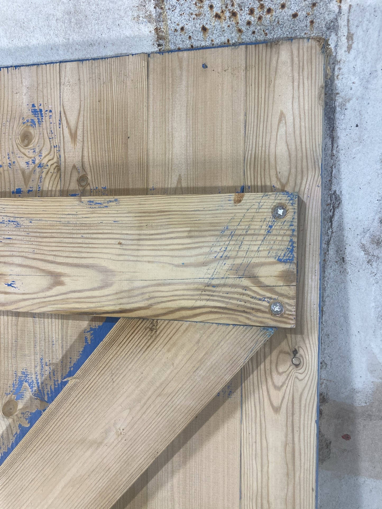 11th Pic Old Internal Stripped  Pine Reclaimed Door