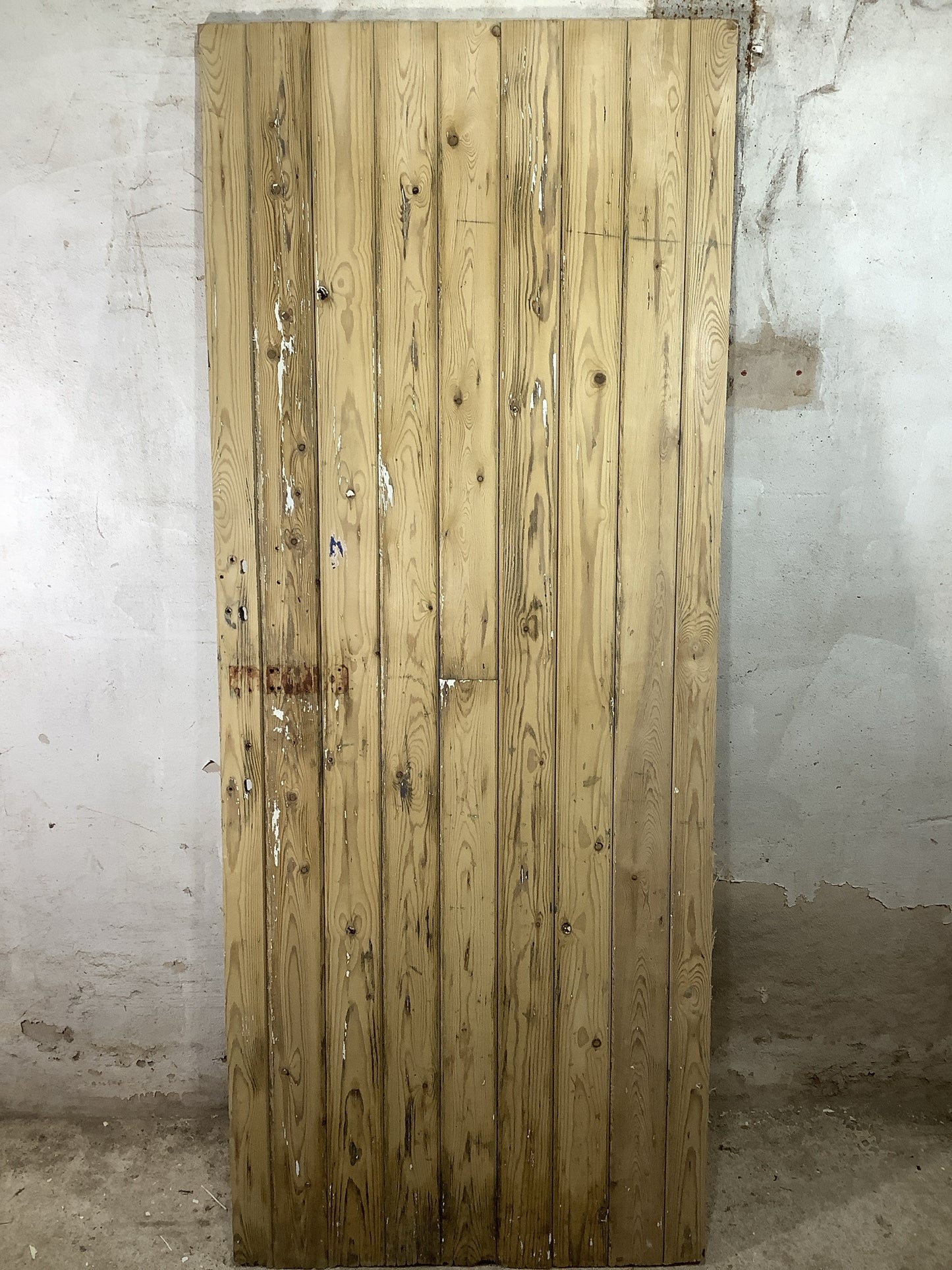 Main Picture Old Internal Stripped  Pine Reclaimed Door
