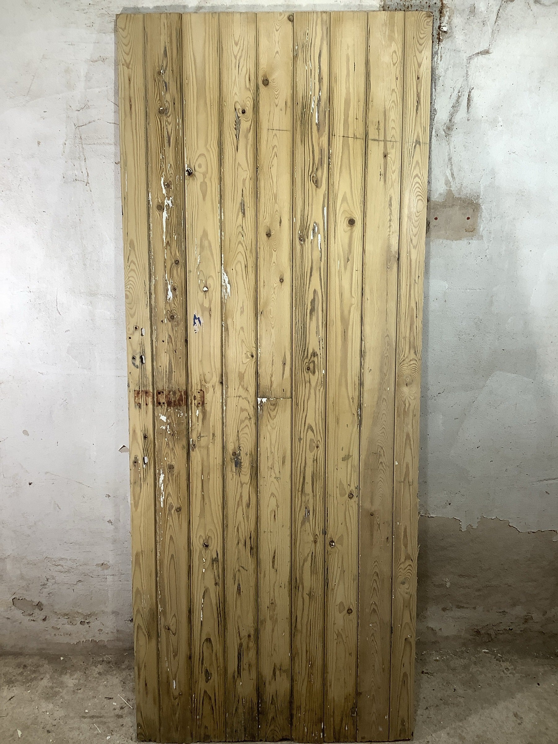 Main Picture Old Internal Stripped  Pine Reclaimed Door