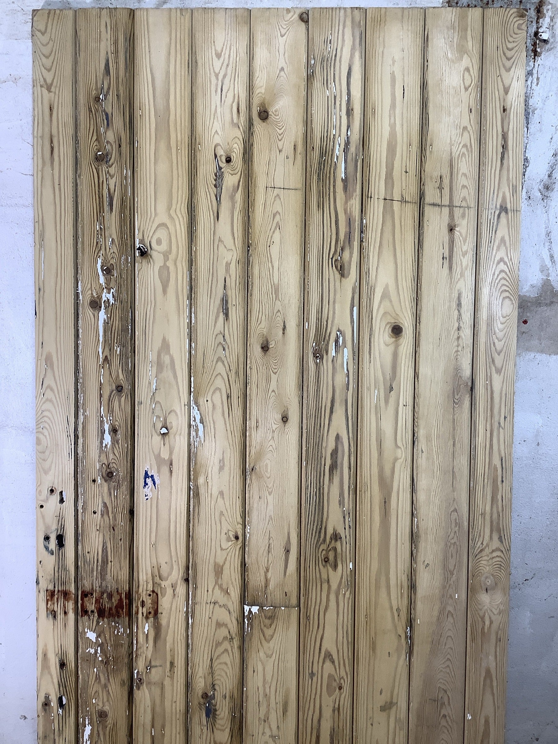 2nd Pic Old Internal Stripped  Pine Reclaimed Door