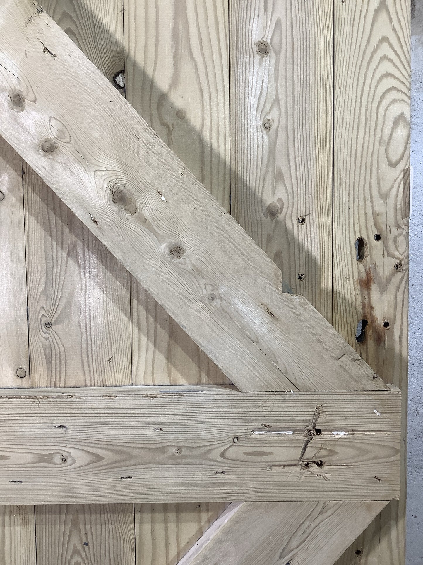 11th Picture showing old lock holes