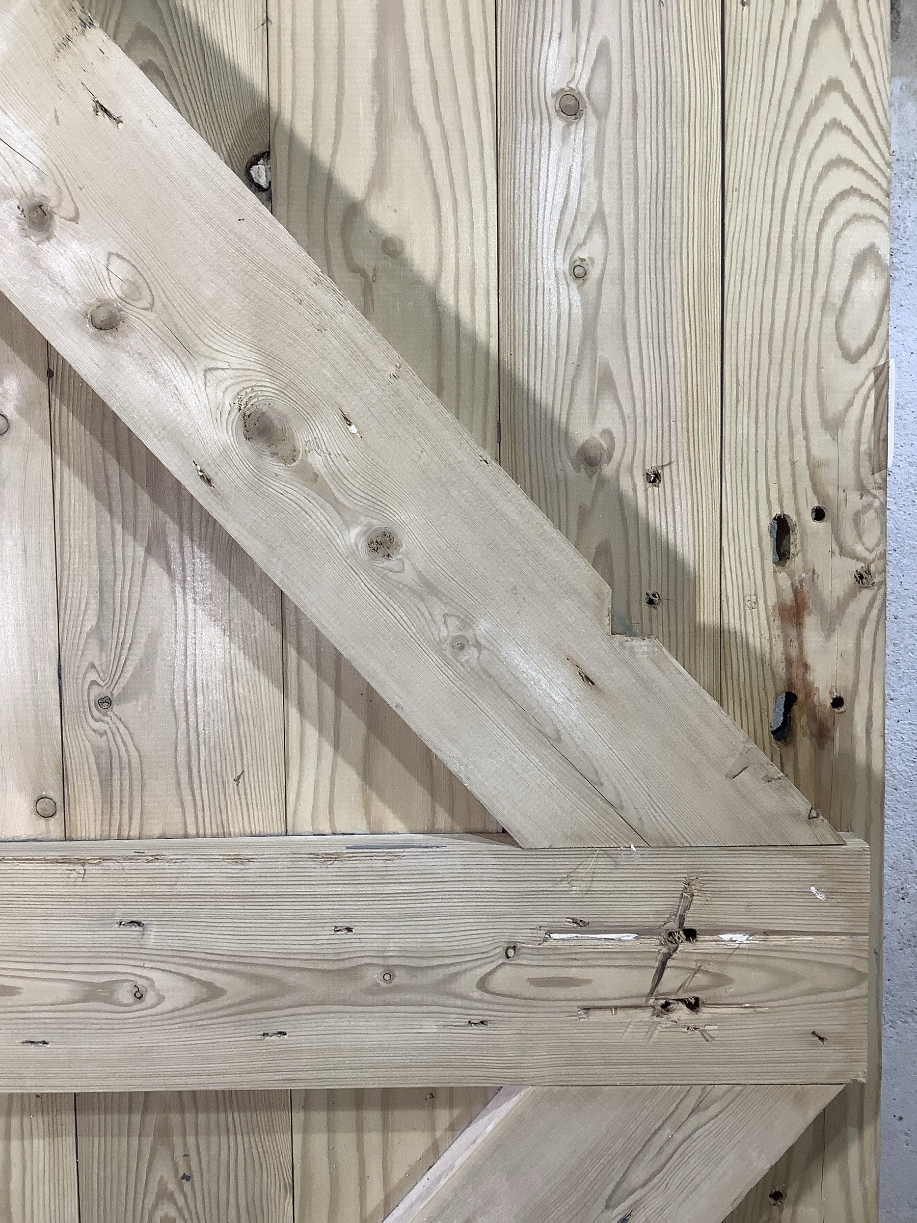 11th Picture showing old lock holes