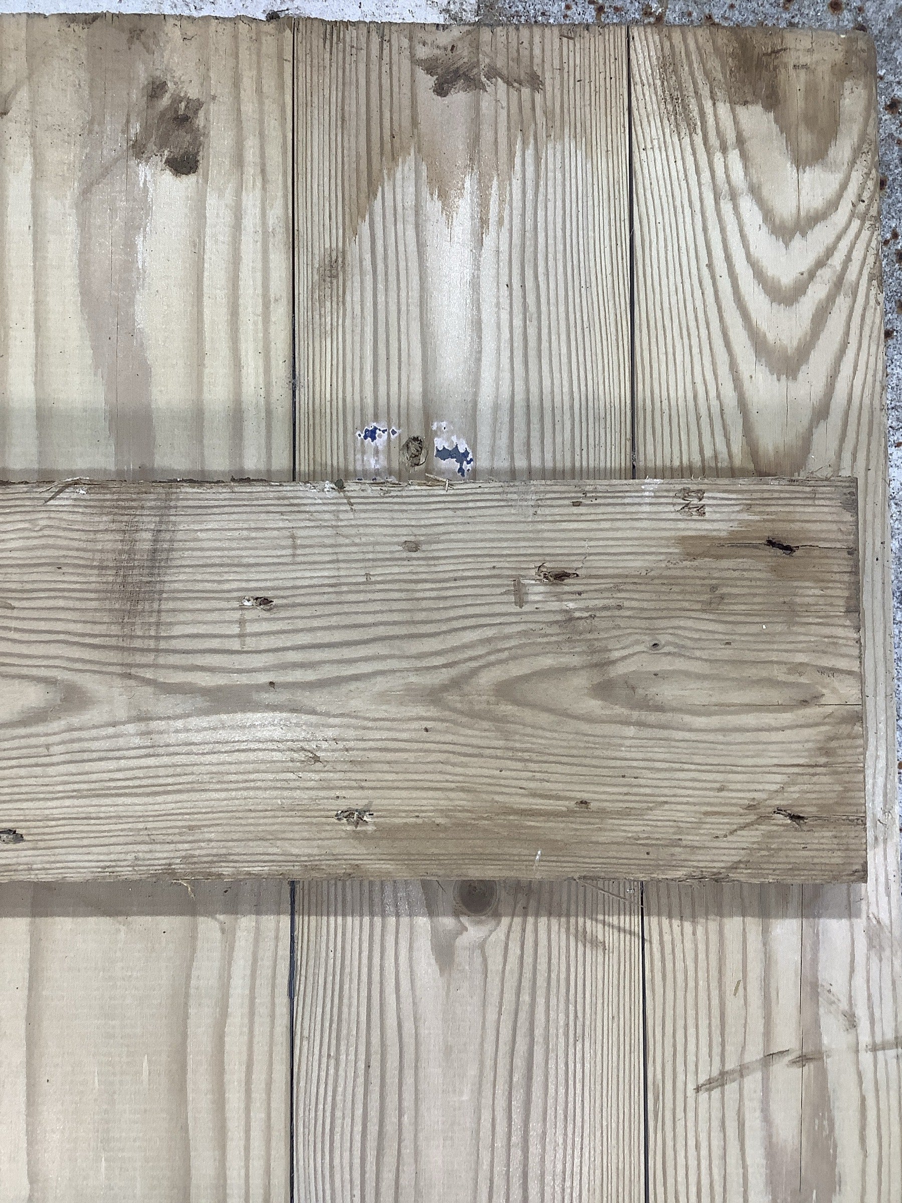 12th Pic Old Internal Stripped  Pine Reclaimed Door