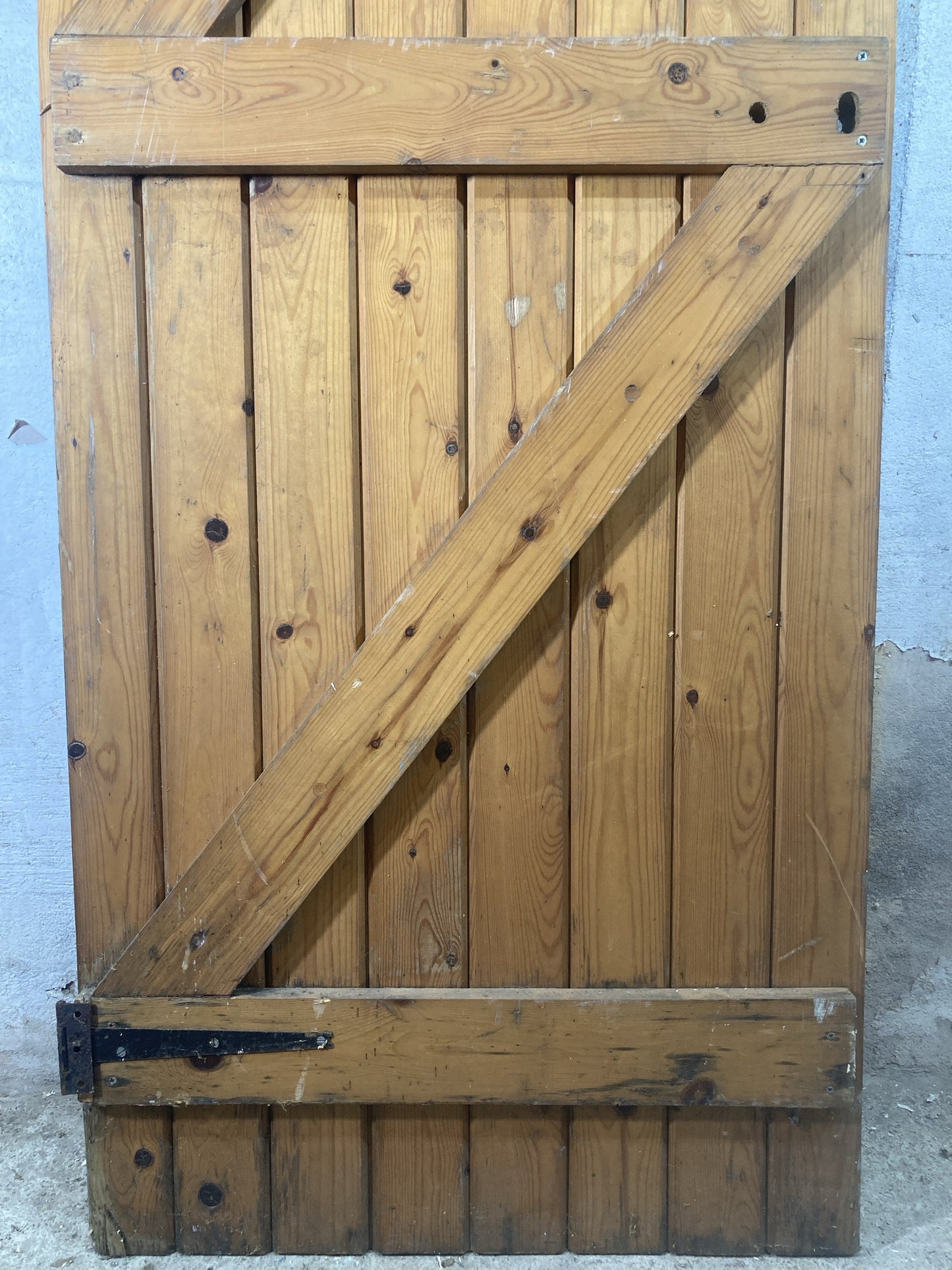 3rd Pic Old Internal Varnished  Pine Reclaimed Door