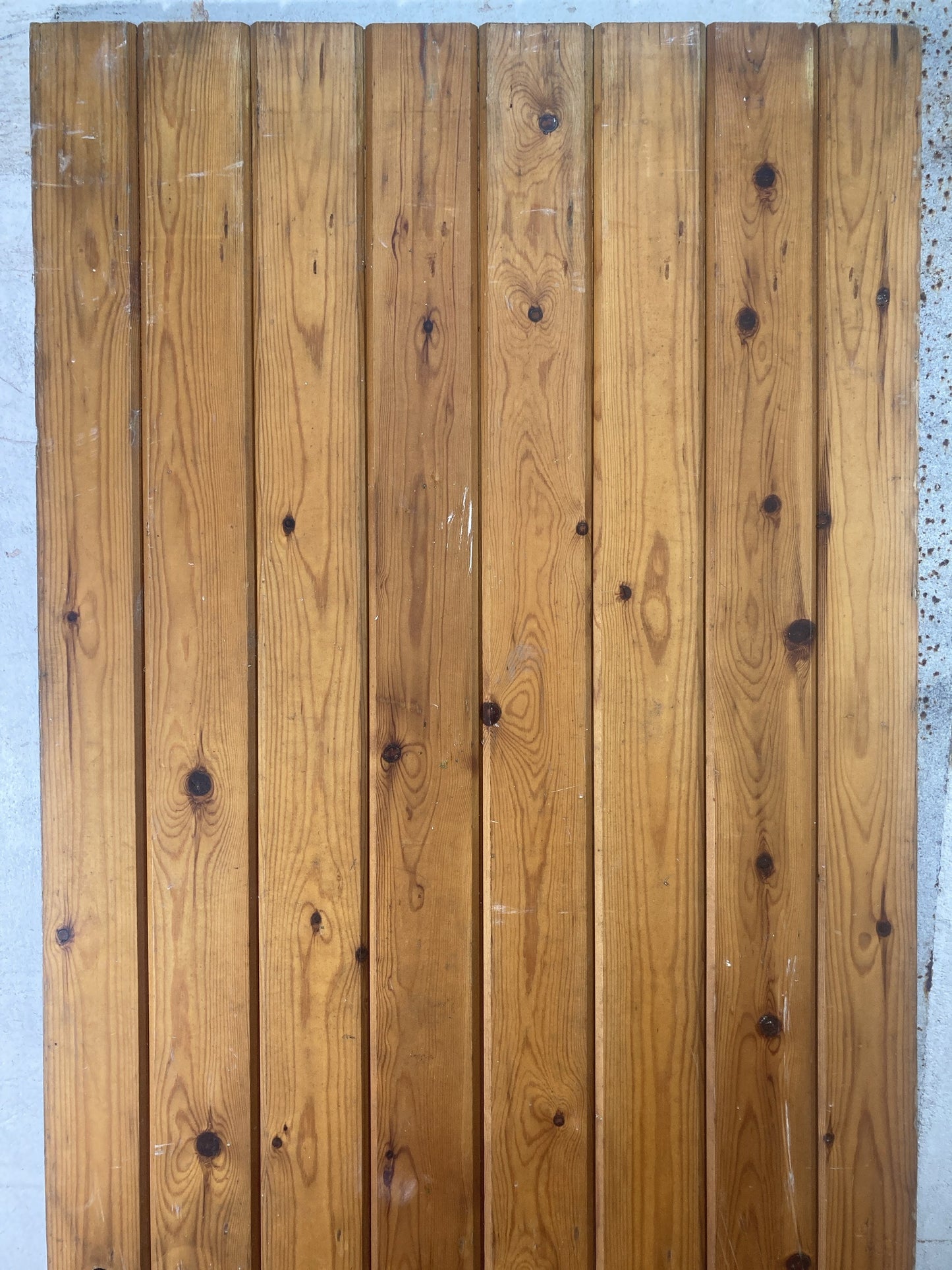 8th Pic Old Internal Varnished  Pine Reclaimed Door