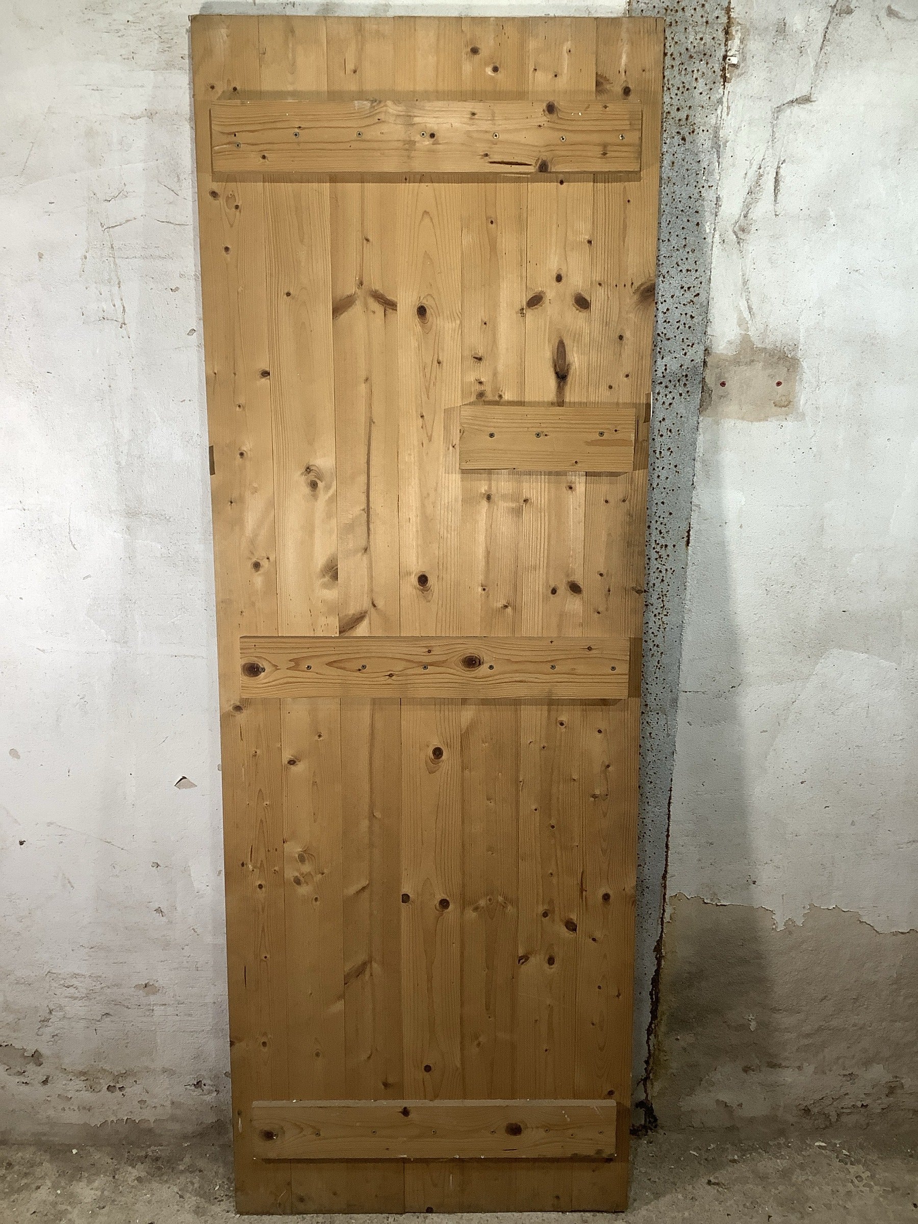 7th Pic Old Internal Natural  Pine Reclaimed Door