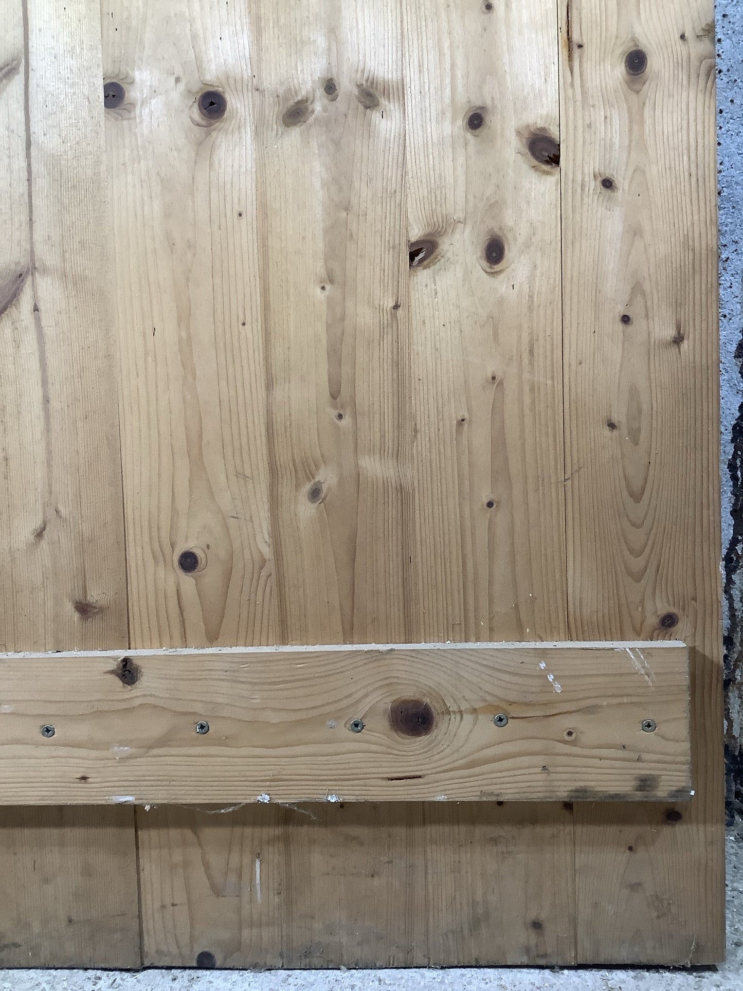 10th Pic Old Internal Natural  Pine Reclaimed Door