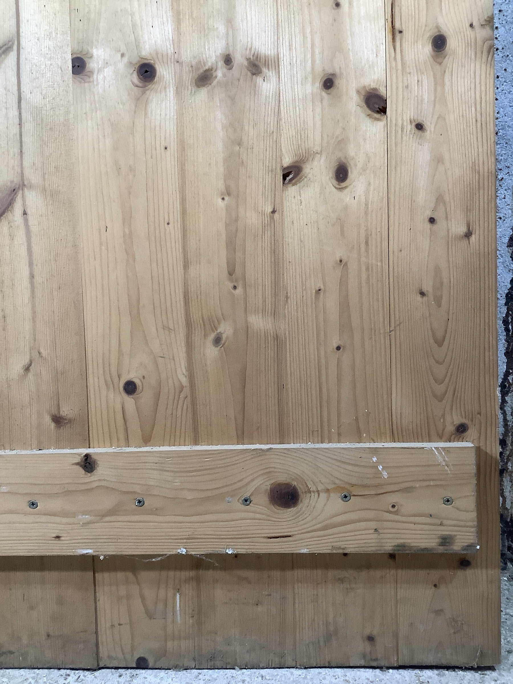 10th Pic Old Internal Natural  Pine Reclaimed Door