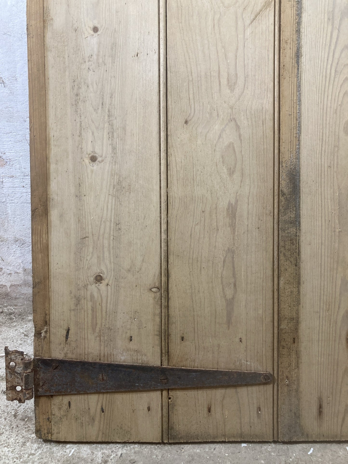 4th Pic Old Internal Stripped  Pine Reclaimed Door