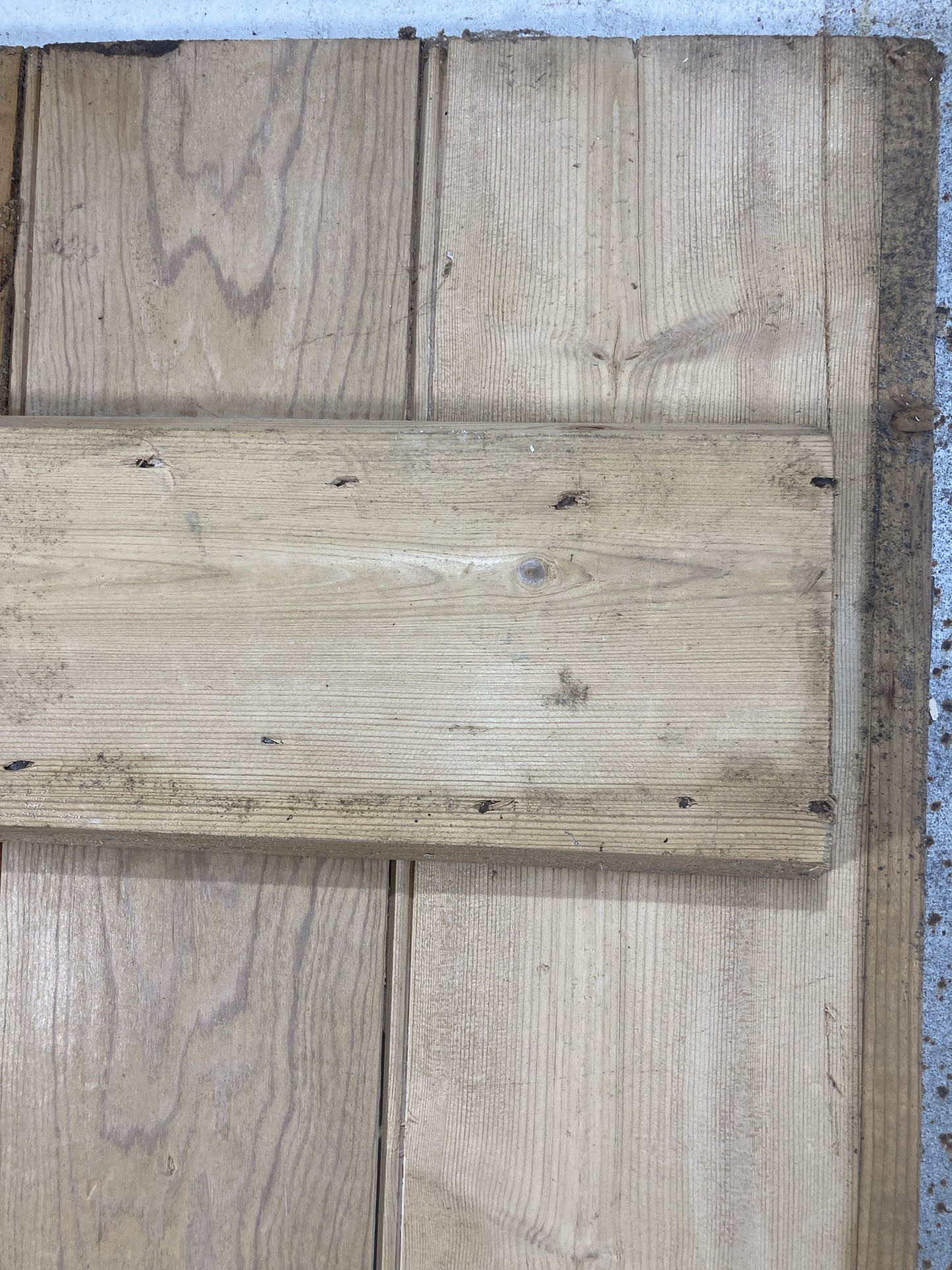 11th Pic Old Internal Stripped  Pine Reclaimed Door