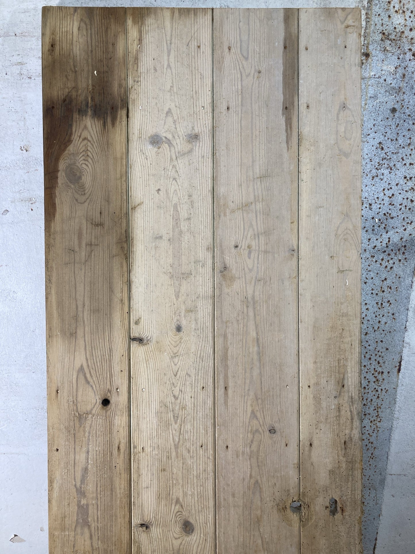 2nd Pic Old Internal Stripped  Pine Reclaimed Door