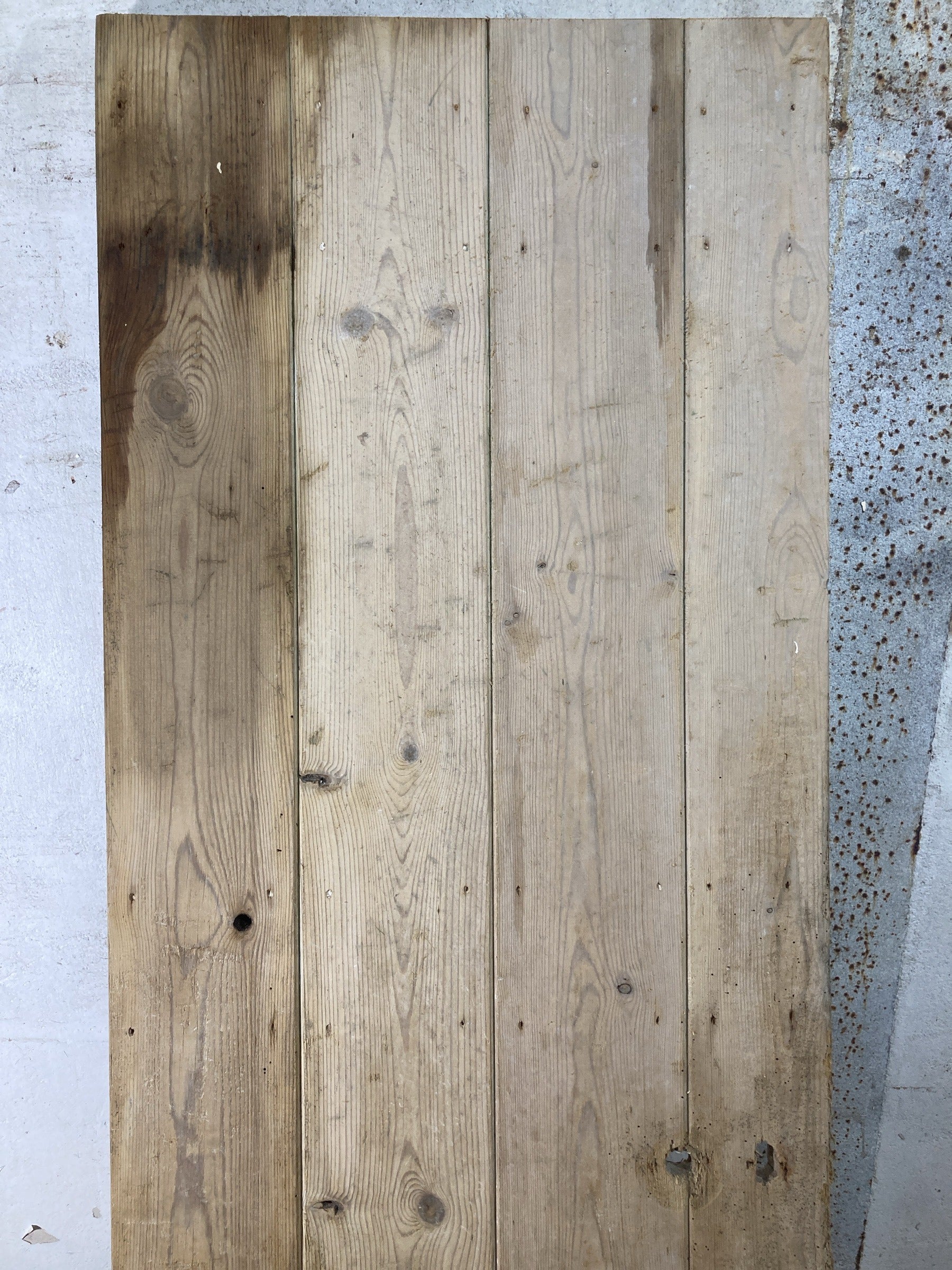 2nd Pic Old Internal Stripped  Pine Reclaimed Door