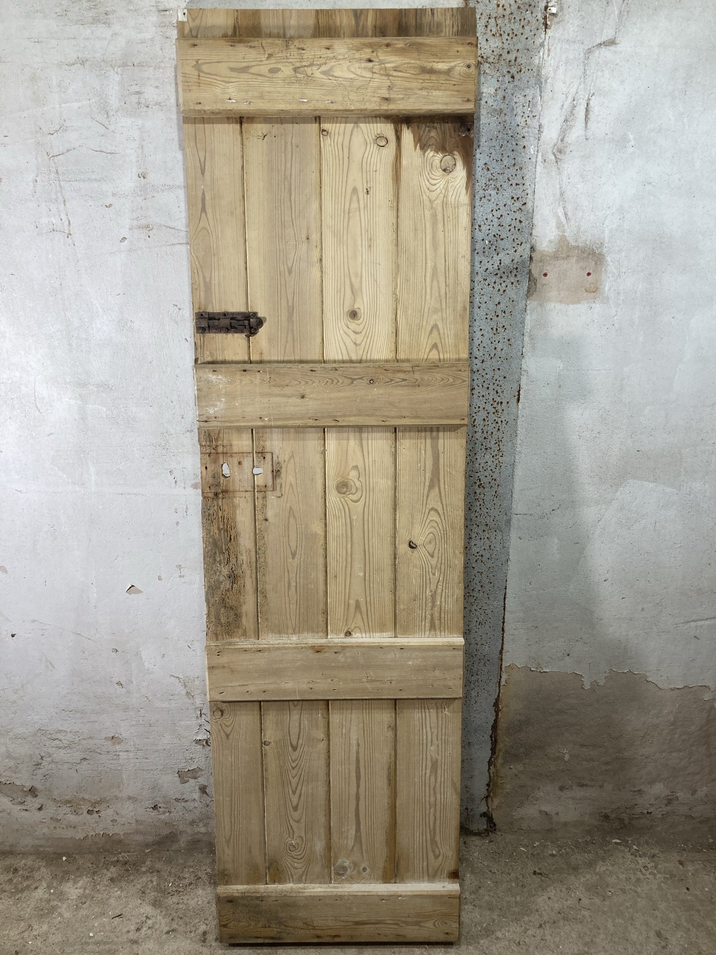 7th Pic Old Internal Stripped  Pine Reclaimed Door