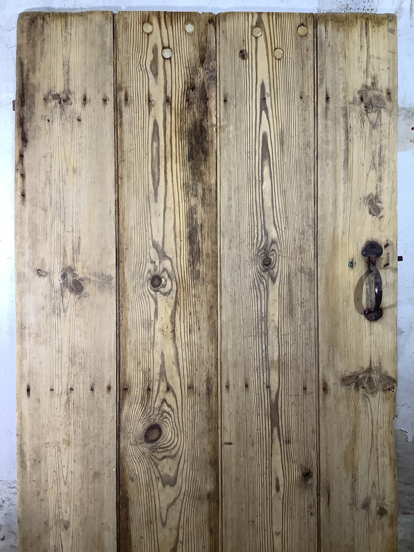 2nd Pic Very Old Internal Stripped  Pine Reclaimed Door