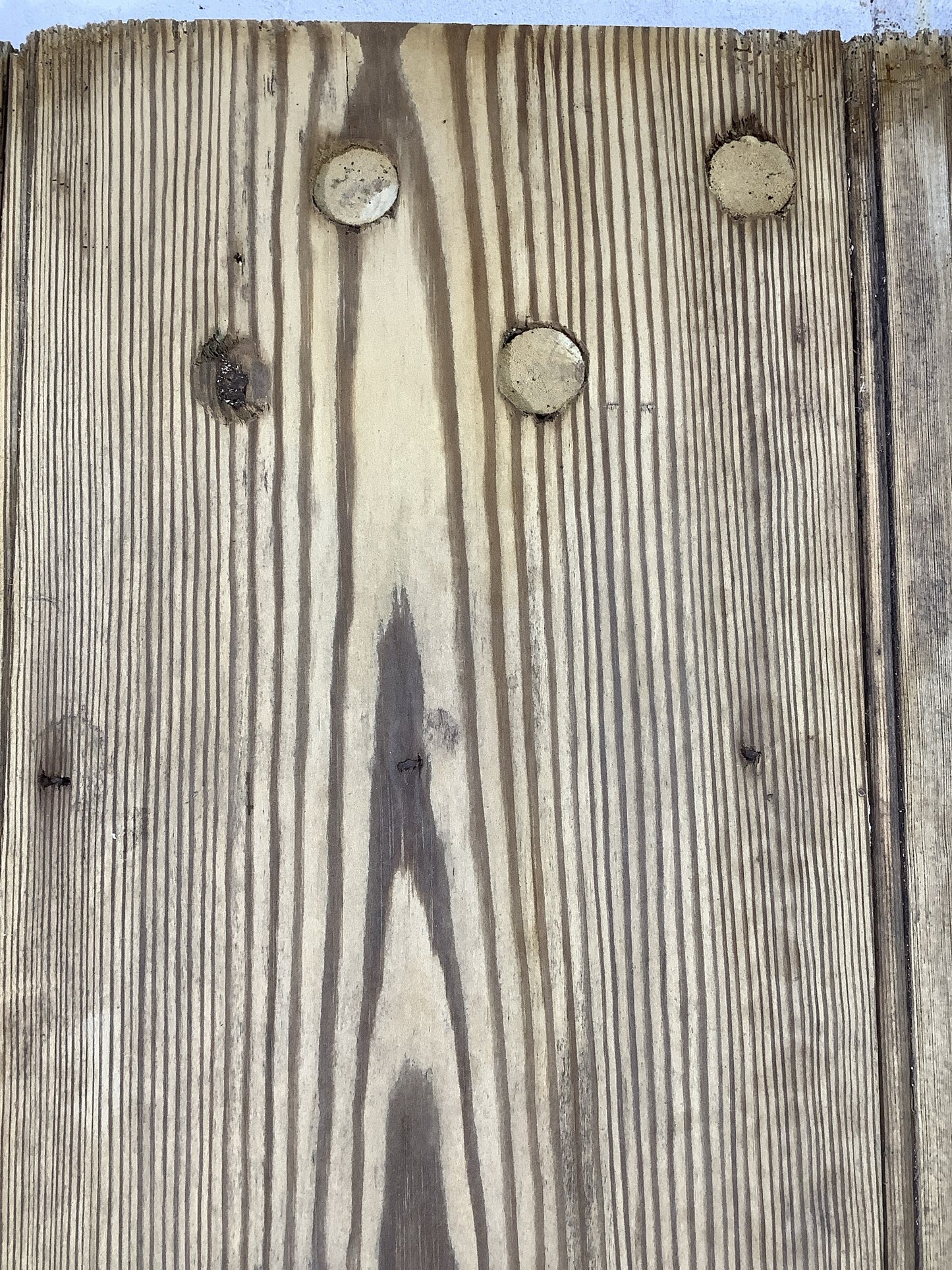 5th picture showing filled holes