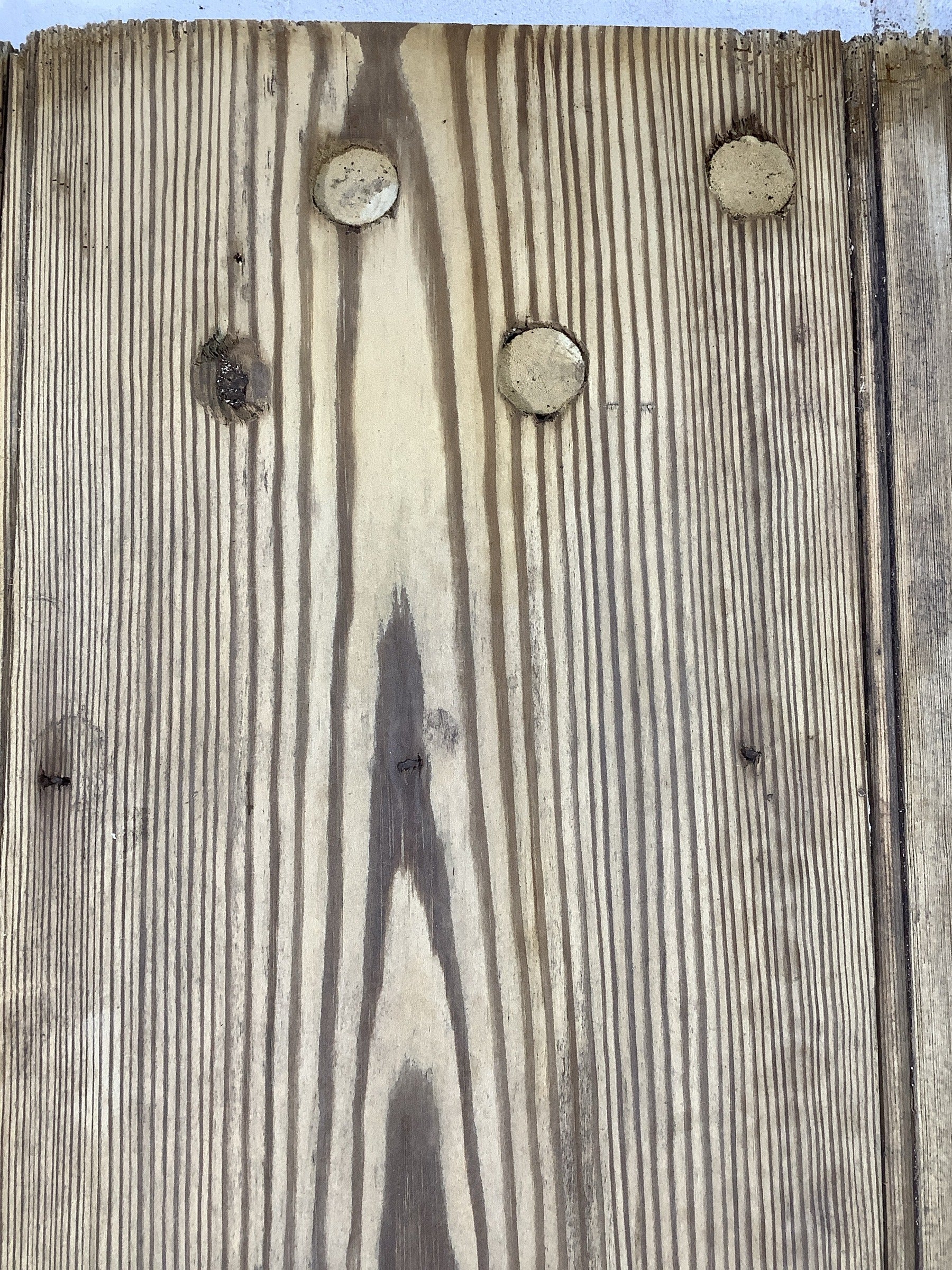 5th picture showing filled holes