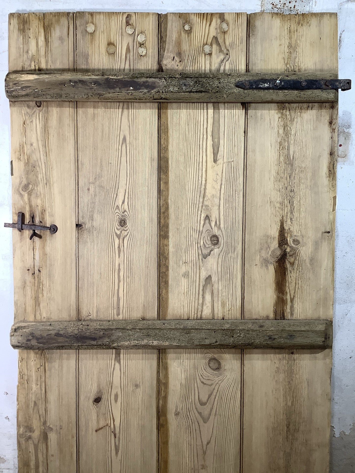 8th Pic Very Old Internal Stripped  Pine Reclaimed Door