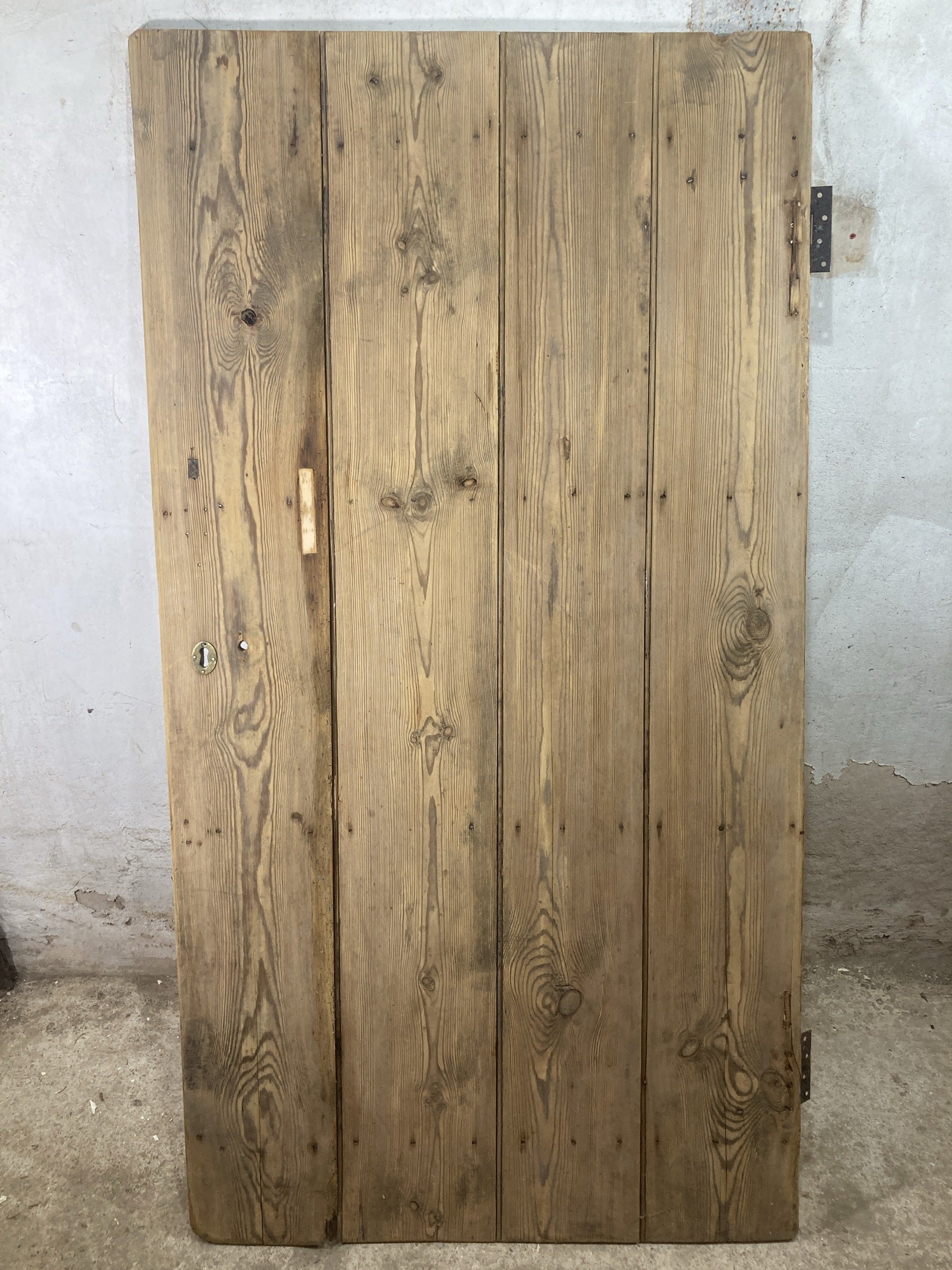 Main Picture Very Old Internal Stripped  Pine Reclaimed Door