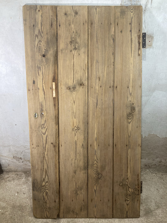 Main Picture Very Old Internal Stripped  Pine Reclaimed Door