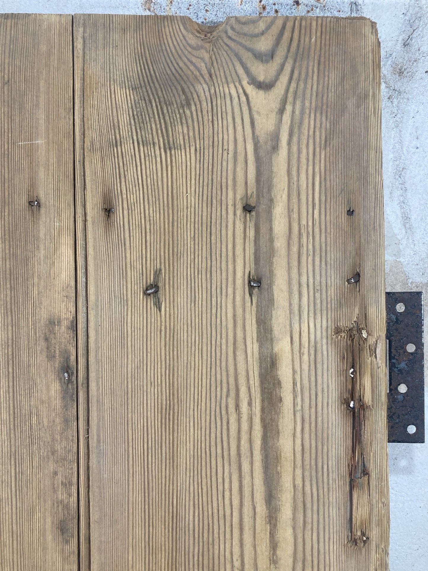 6th Pic Very Old Internal Stripped  Pine Reclaimed Door