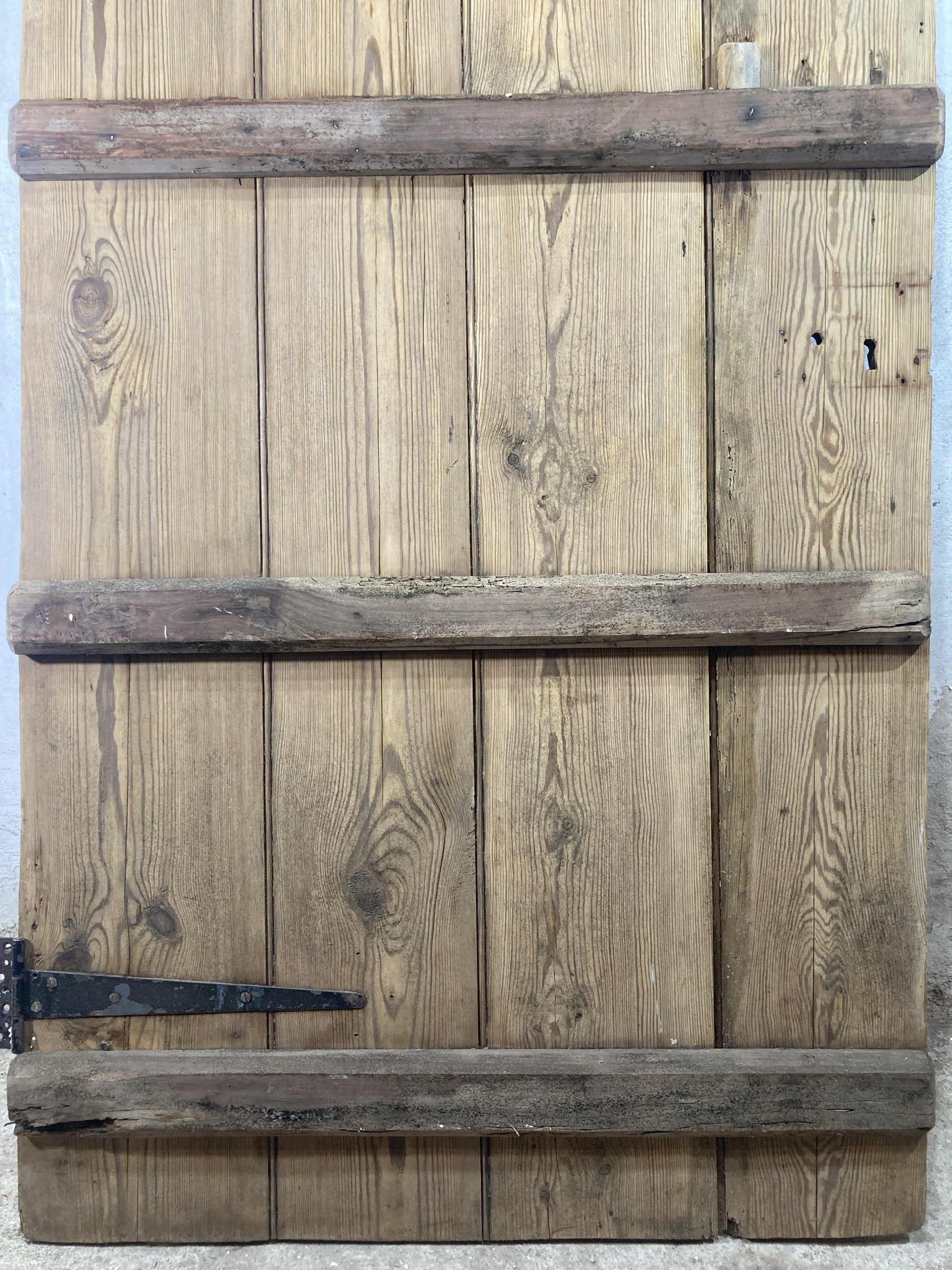 9th Pic Very Old Internal Stripped  Pine Reclaimed Door