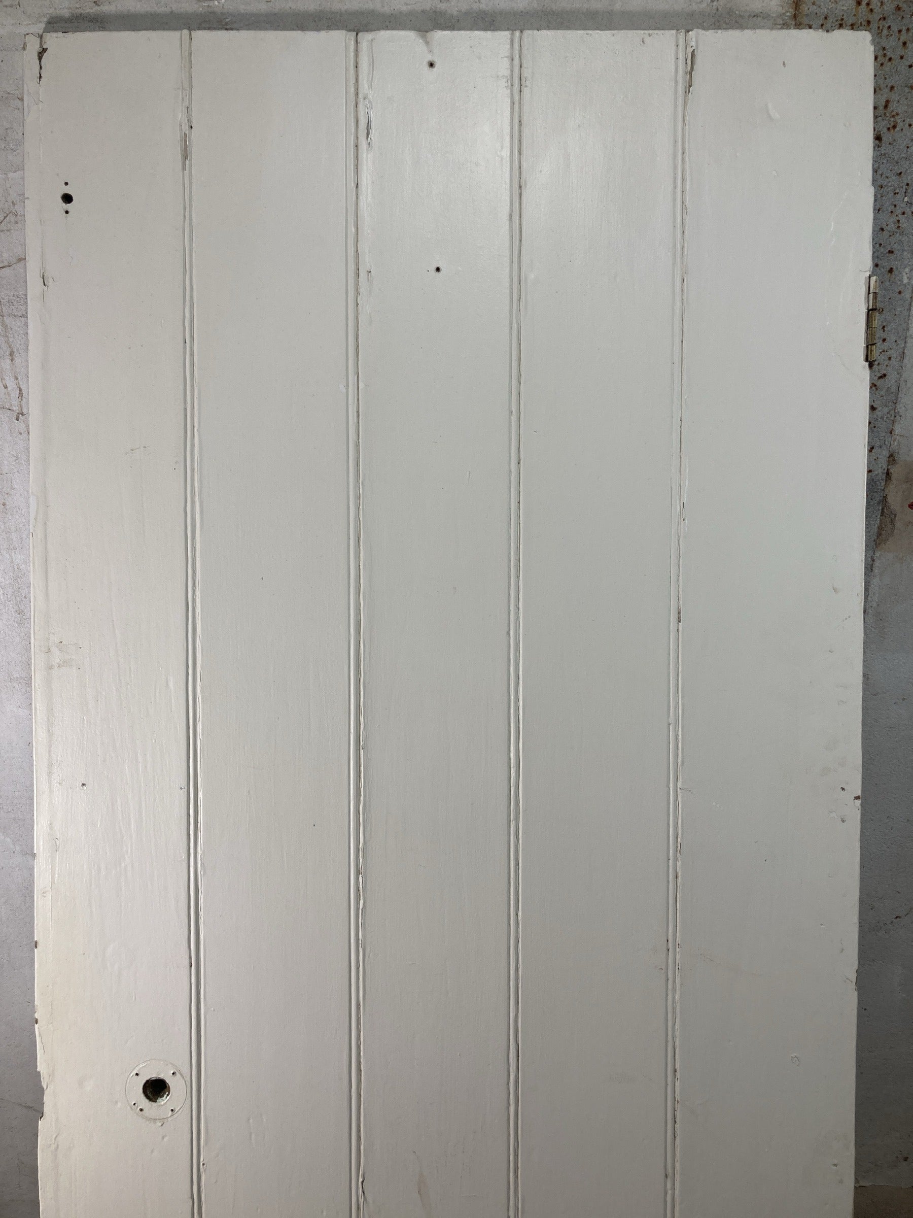 2nd Pic Old Internal Painted  Pine Reclaimed Door
