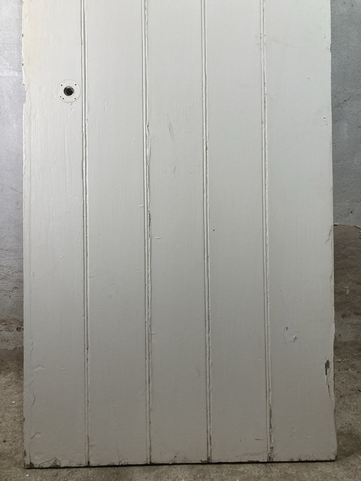 3rd Pic Old Internal Painted  Pine Reclaimed Door