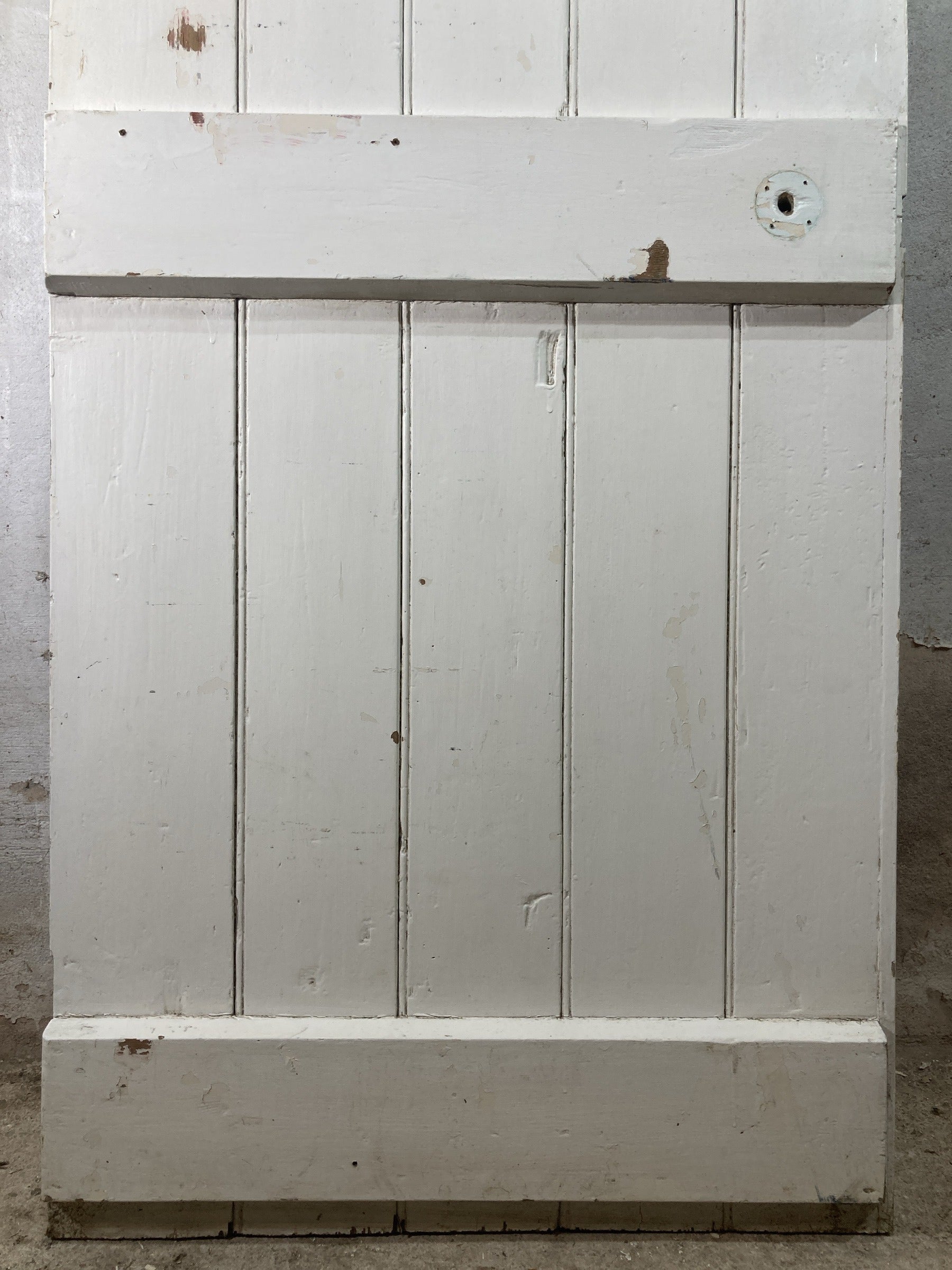 9th Pic Old Internal Painted  Pine Reclaimed Door