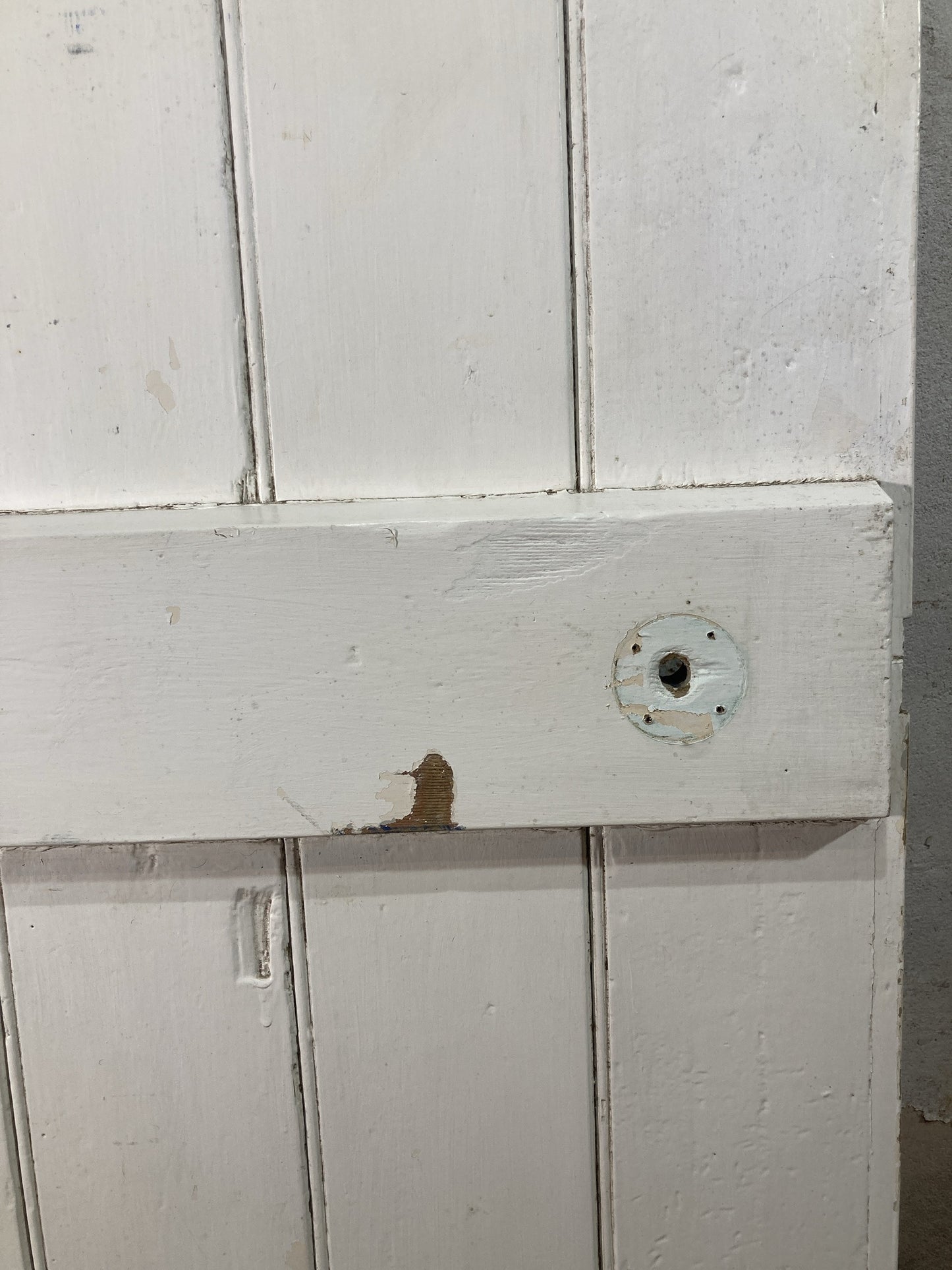 10th Pic Old Internal Painted  Pine Reclaimed Door