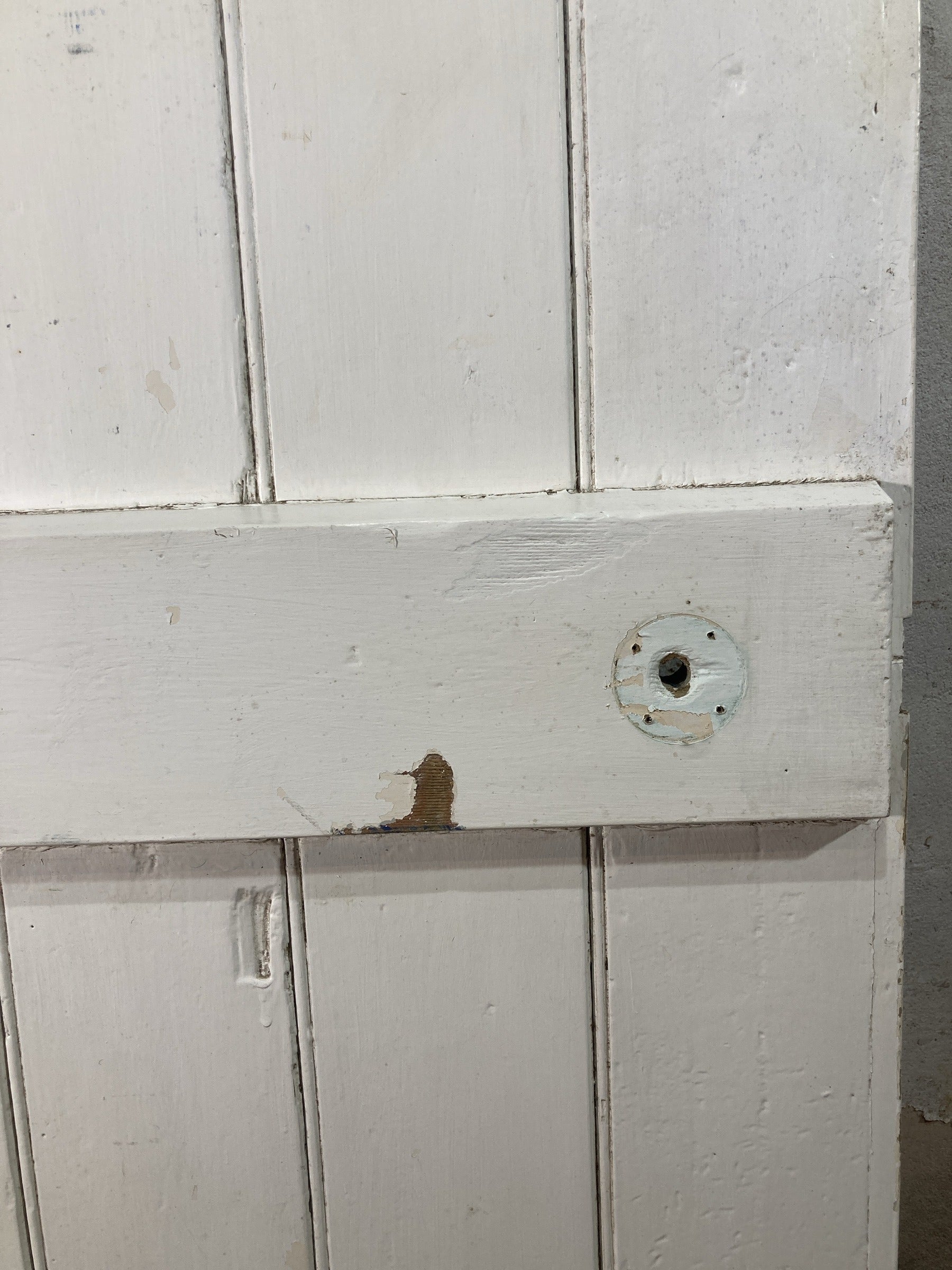 10th Pic Old Internal Painted  Pine Reclaimed Door