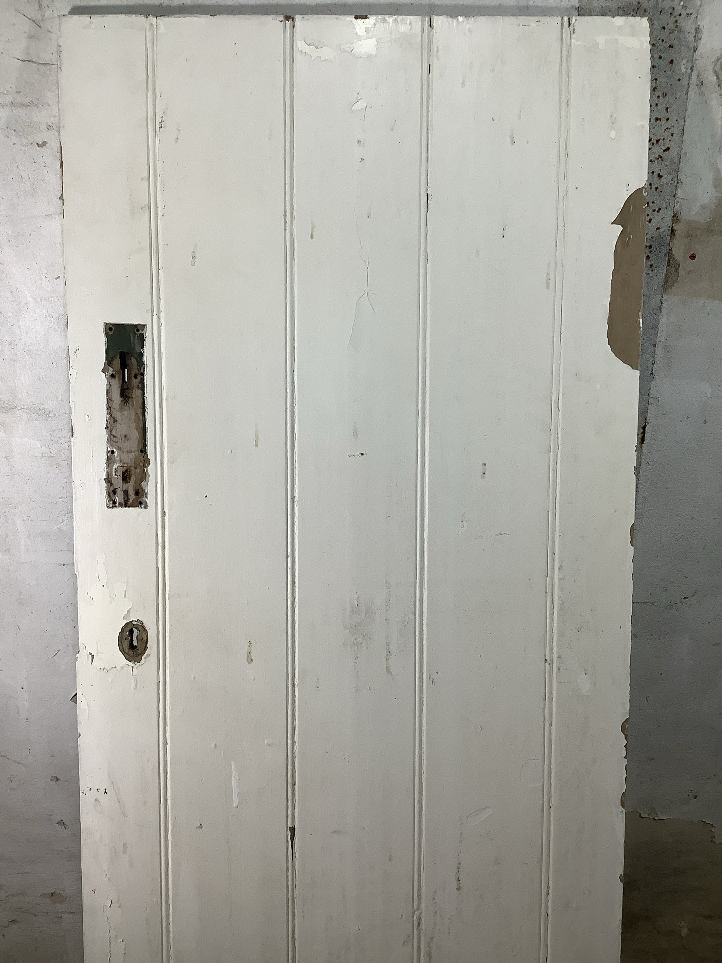 2nd Pic Old Internal Painted  Pine Reclaimed Door
