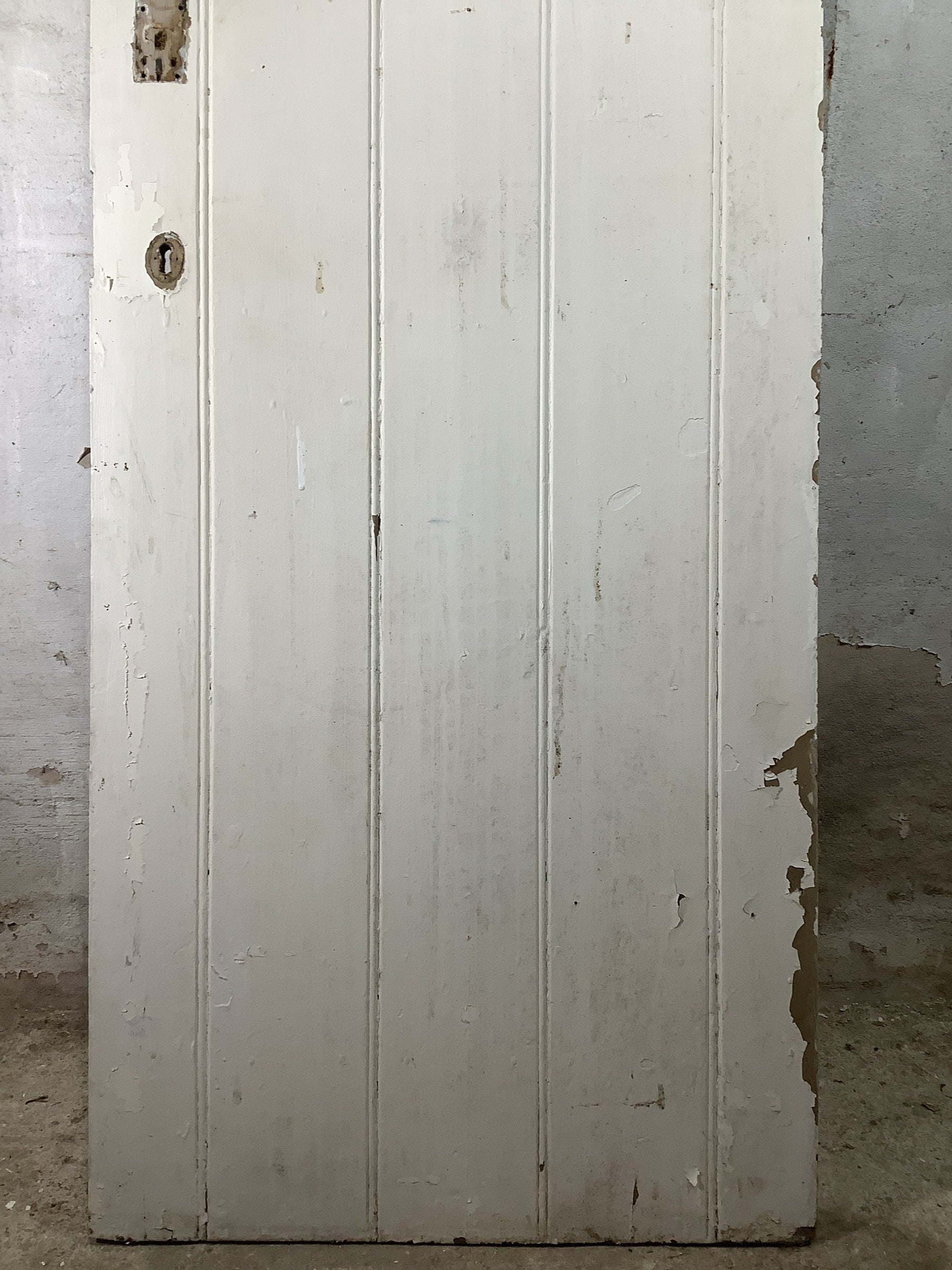 3rd Pic Old Internal Painted  Pine Reclaimed Door