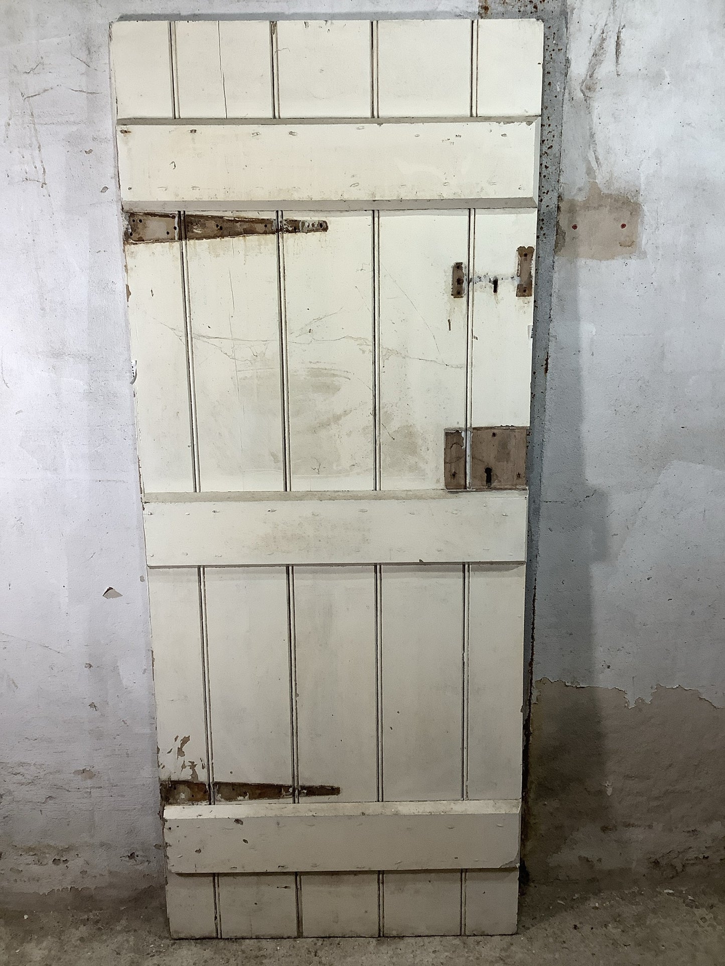 7th Pic Old Internal Painted  Pine Reclaimed Door