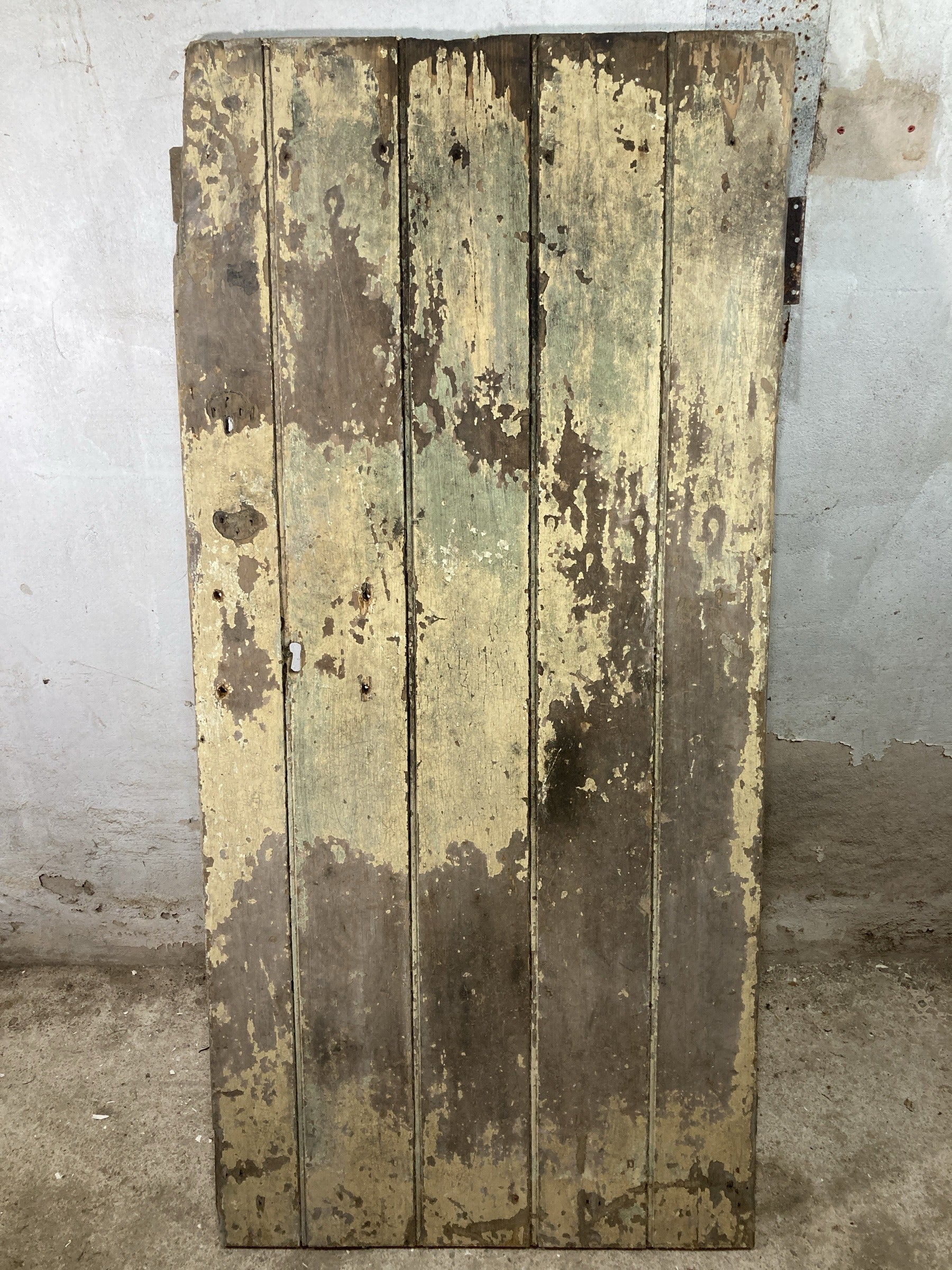 Main Picture Old Internal Painted  Pine Reclaimed Door
