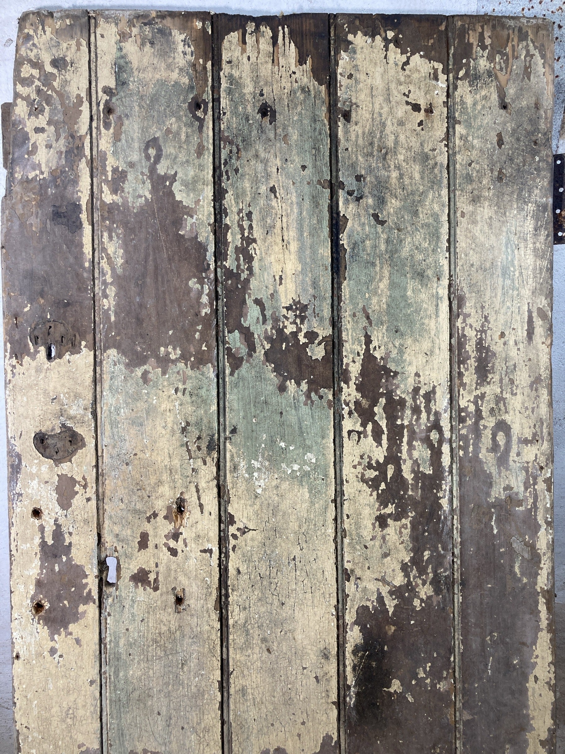 2nd Pic Old Internal Painted  Pine Reclaimed Door