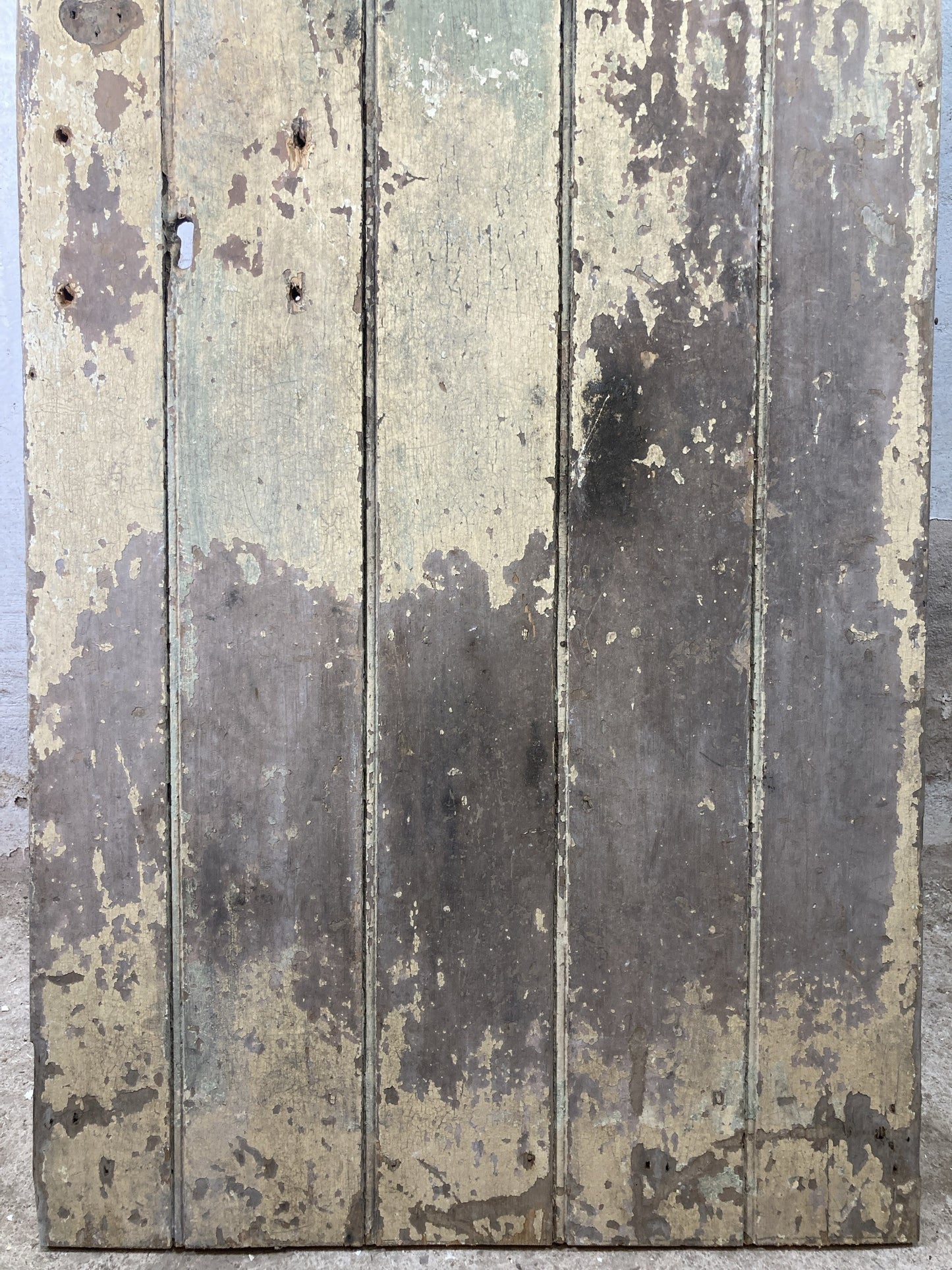 3rd Pic Old Internal Painted  Pine Reclaimed Door