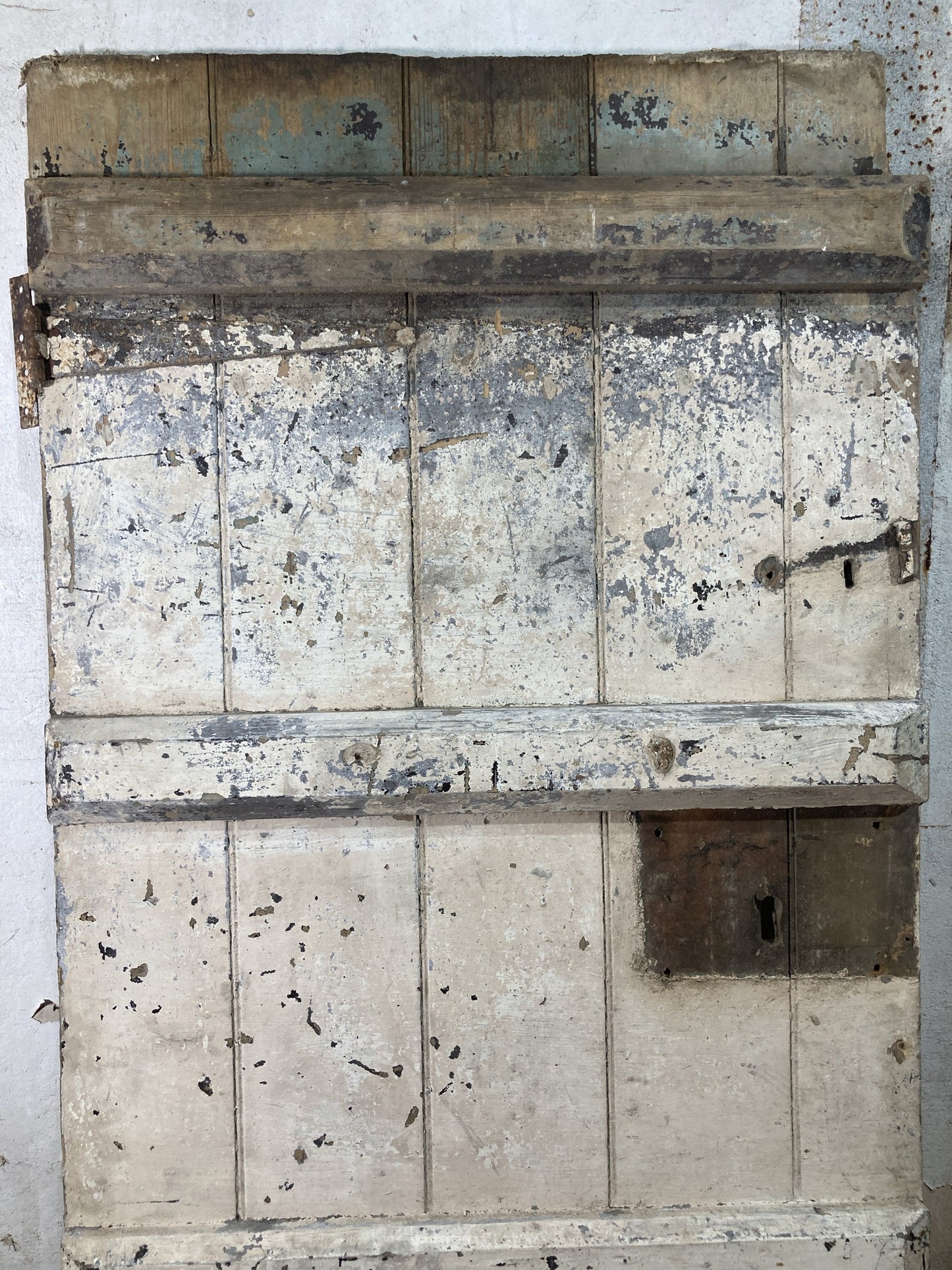 8th Pic Old Internal Painted  Pine Reclaimed Door
