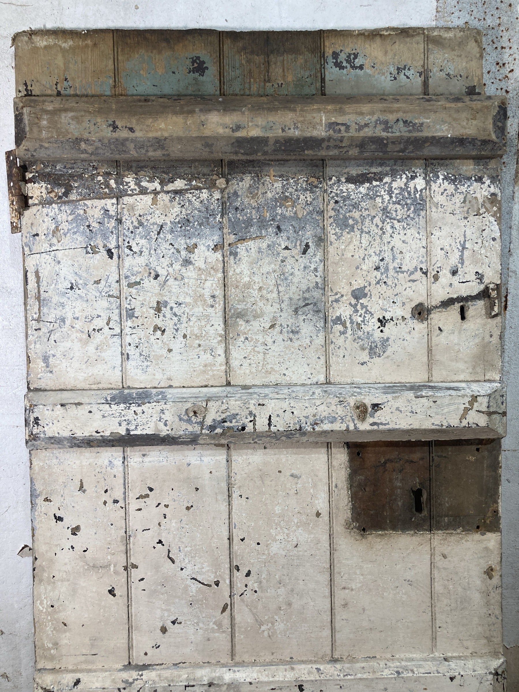 8th Pic Old Internal Painted  Pine Reclaimed Door