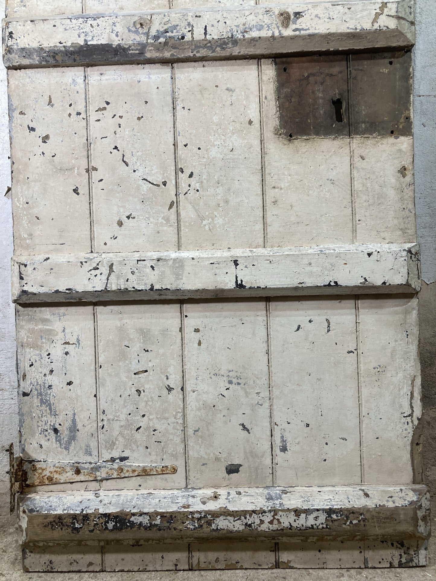 9th Pic Old Internal Painted  Pine Reclaimed Door