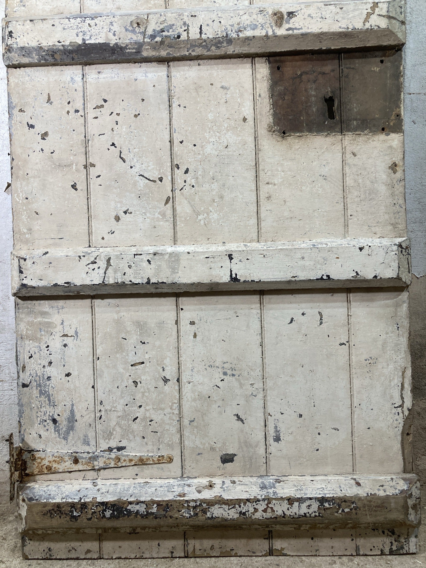 9th Pic Old Internal Painted  Pine Reclaimed Door