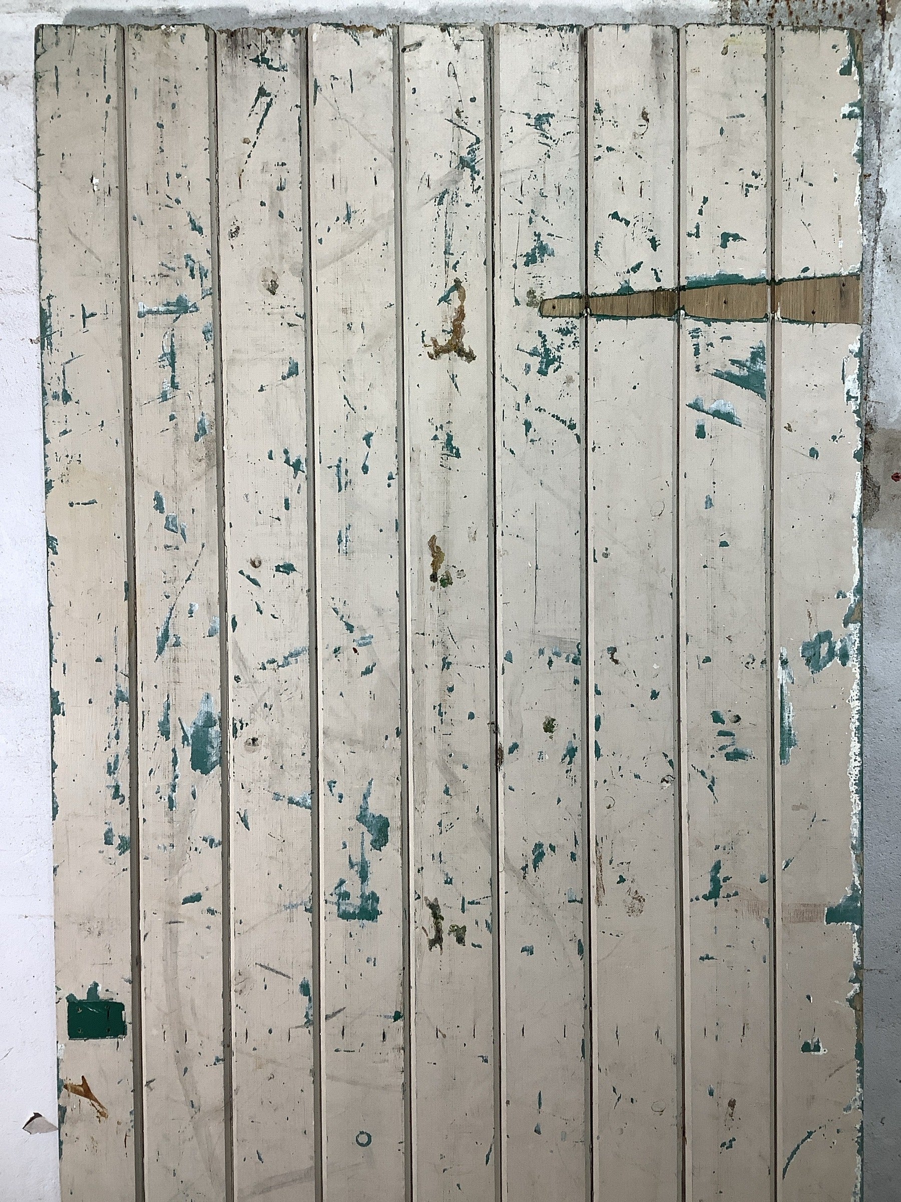 2nd Pic Old Internal Painted  Pine Reclaimed Door